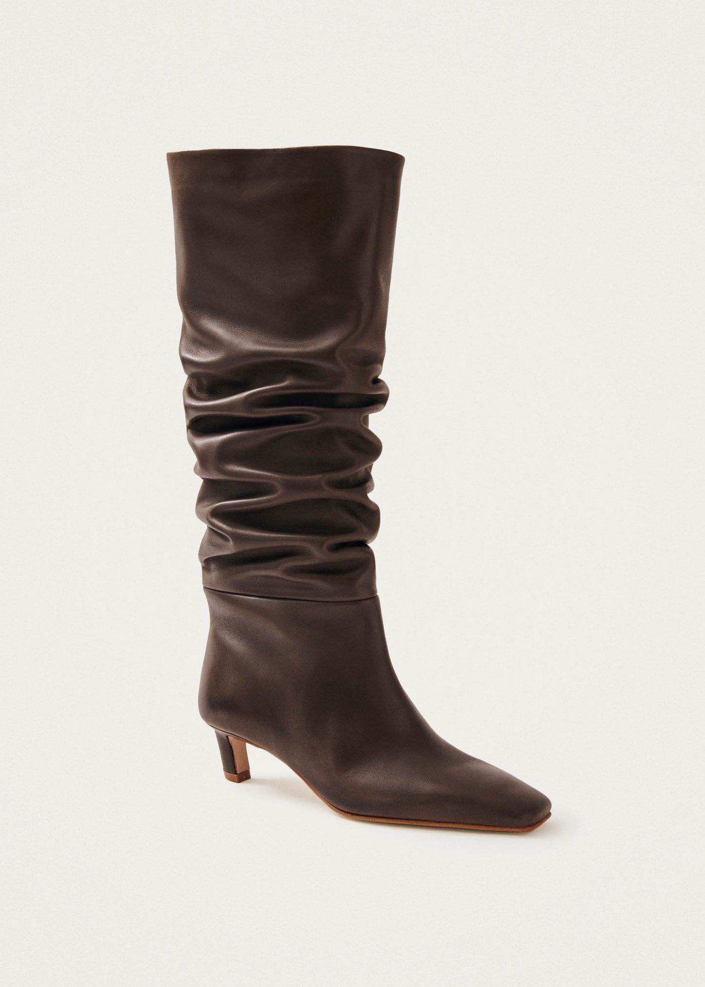 Kalila Bottes en Cuir Marron