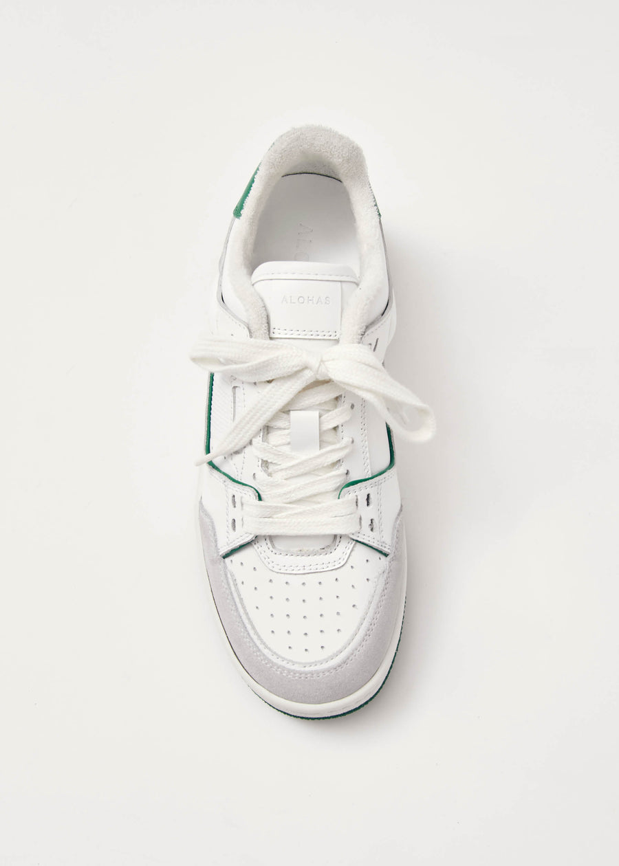 Tb.89 Green Leather Sneakers