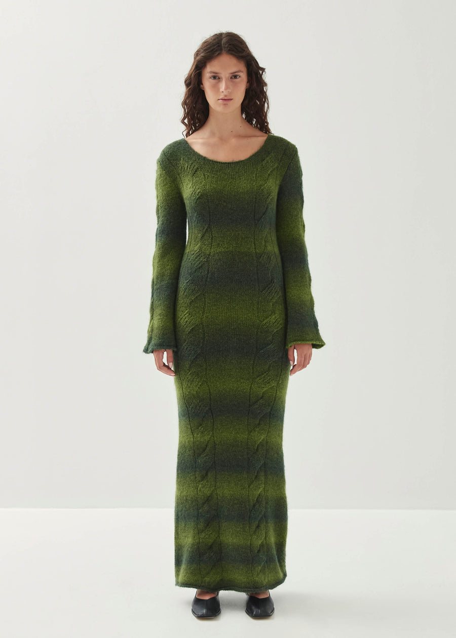 Trenza Green Dress