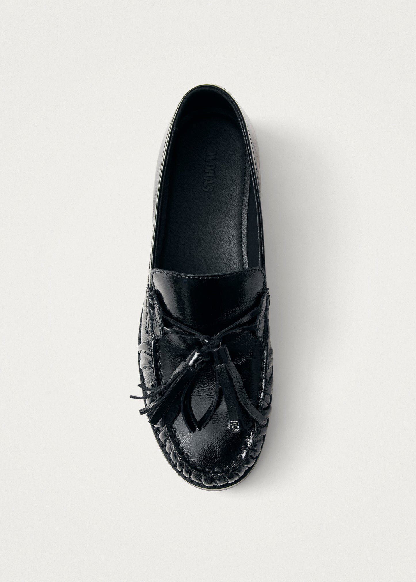 Marietta Onix Schwarze Leder Loafer