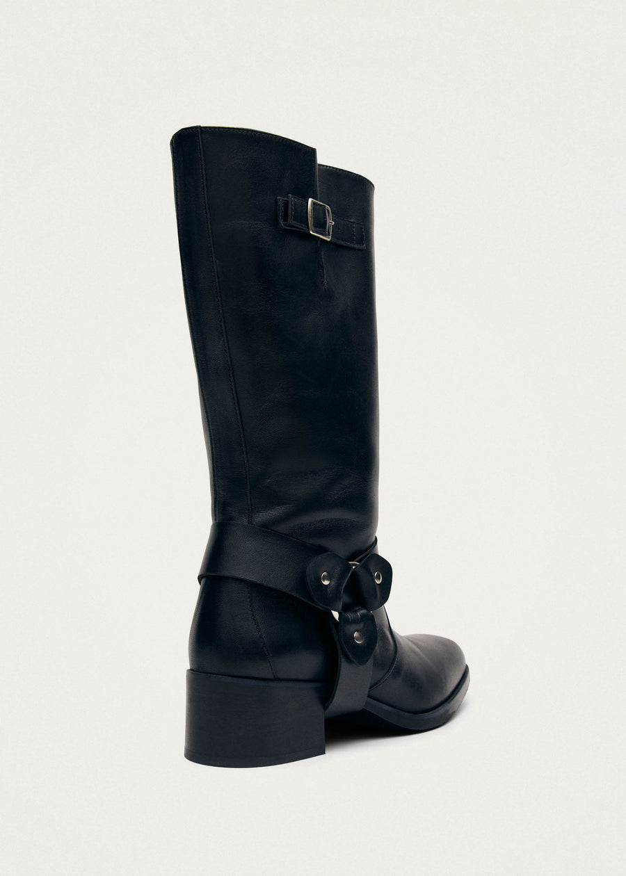 Rocky Black Leather Boots