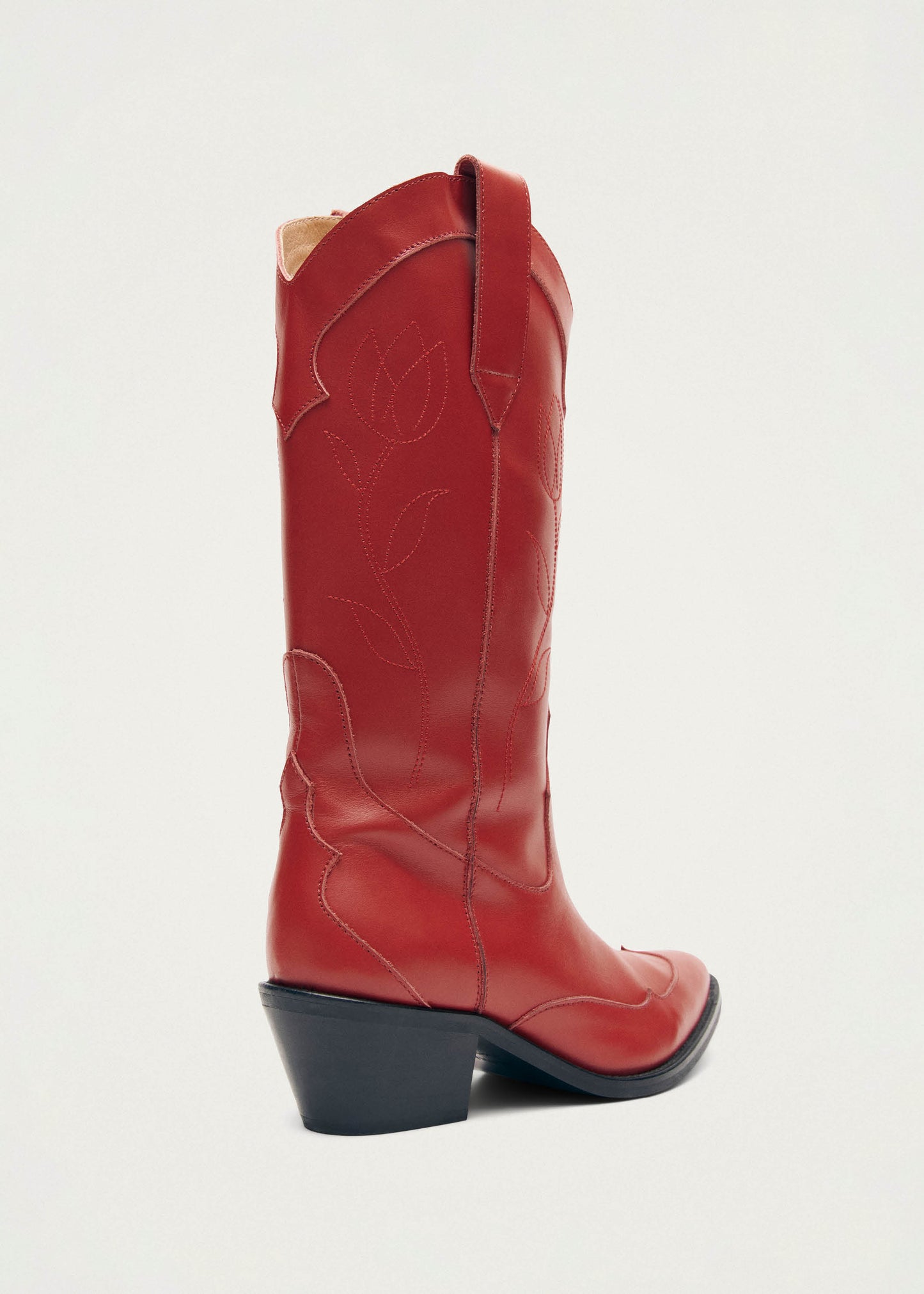 Liberty Botas cowboy  de cuero rojas