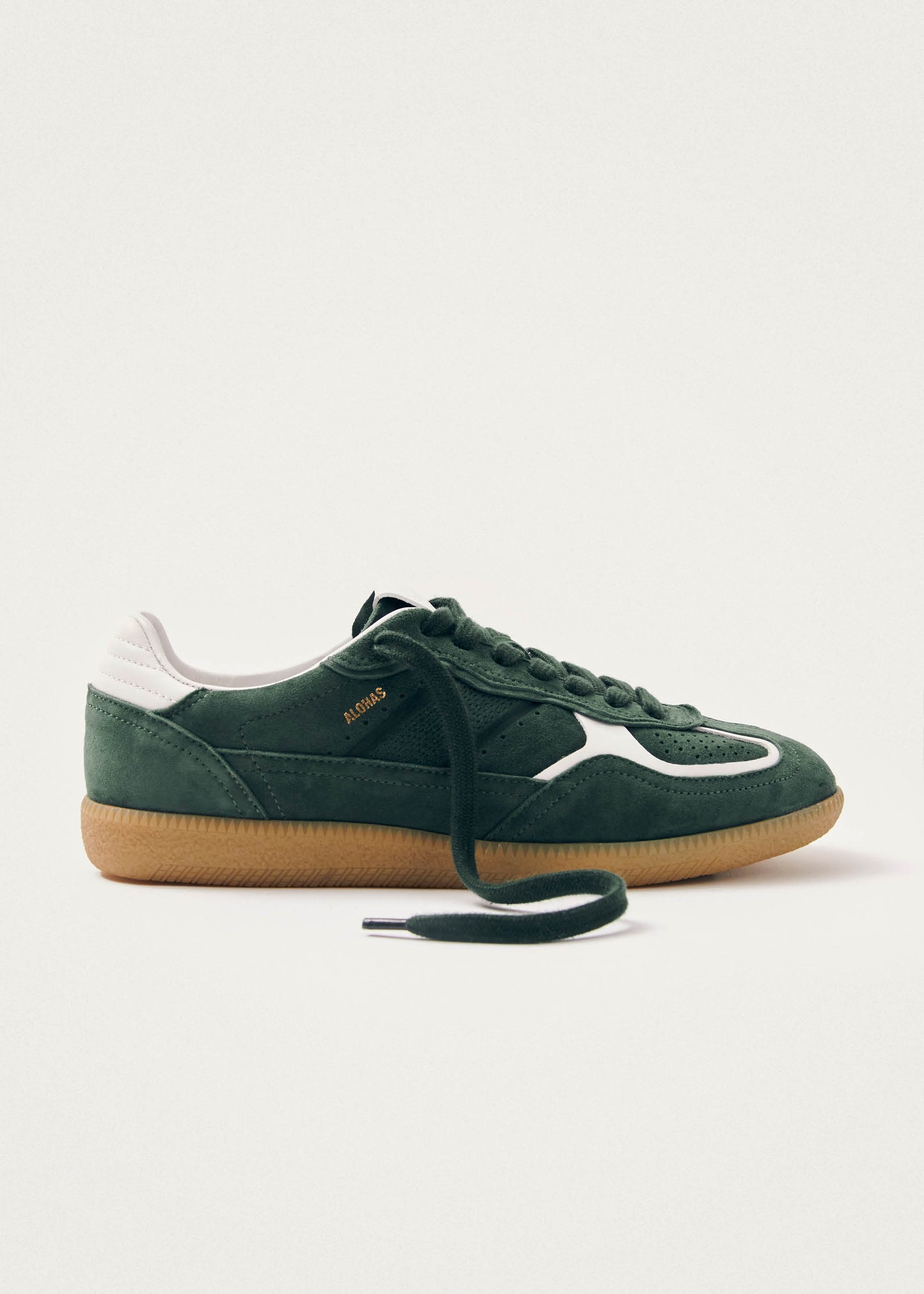 Tb.490 Rife Forest Green Leather Sneakers