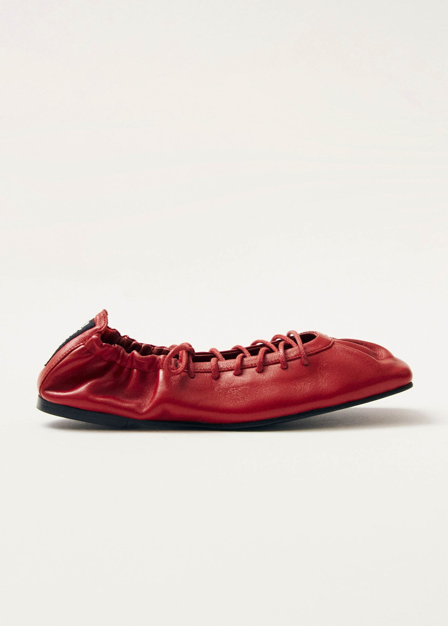 Aureline Rote Leder Ballerinas