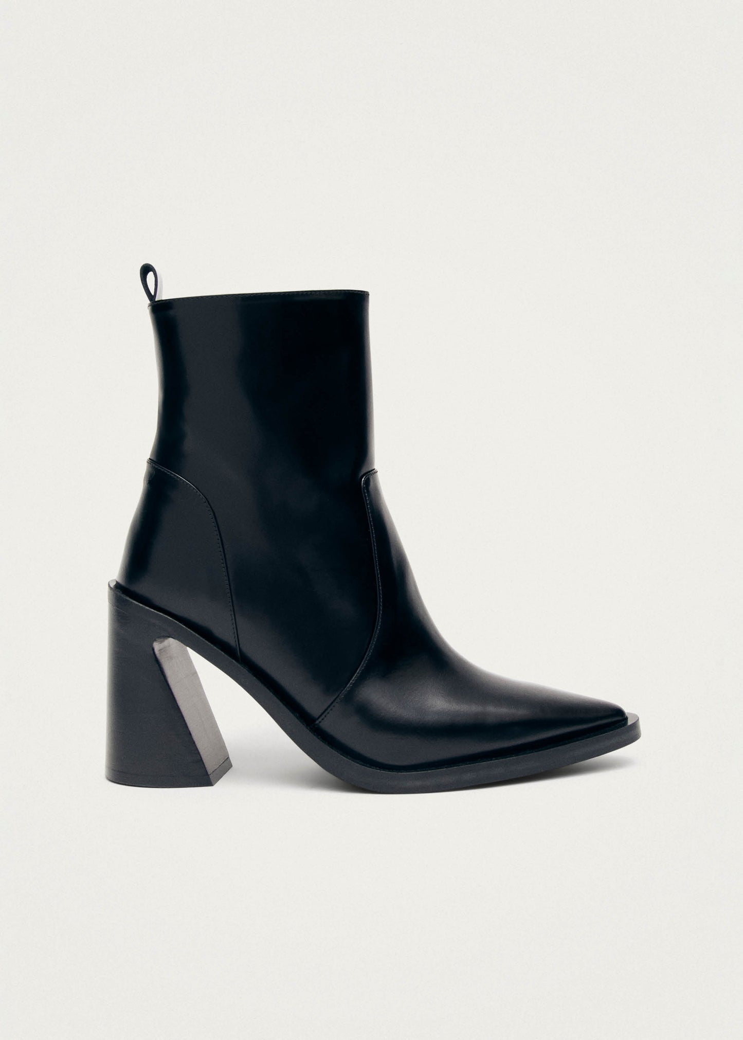 Haylo Black Leather Ankle Boots ALOHAS - Main Image