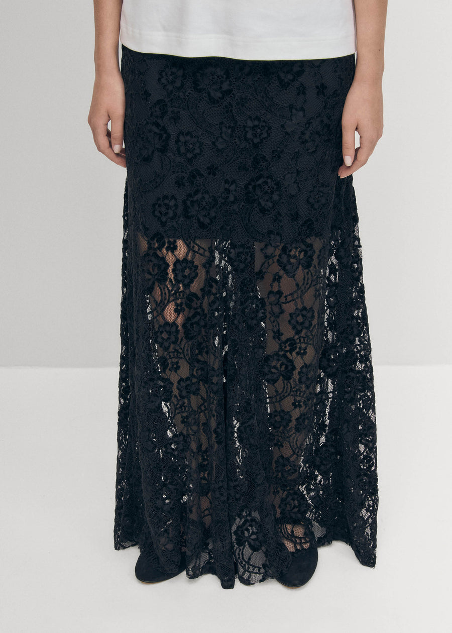 Bundi Lace Black Skirt