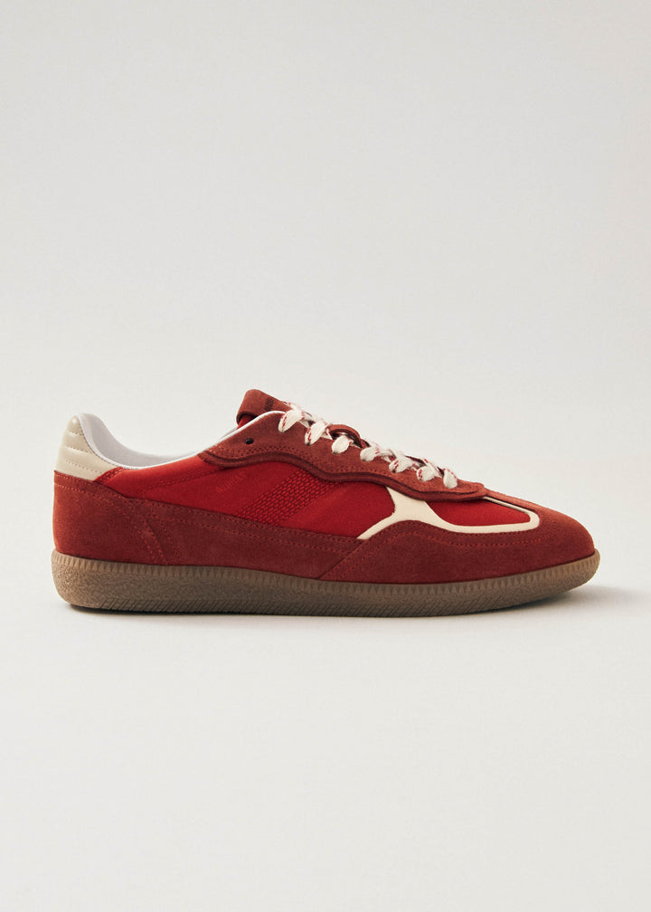 Alohas Tb.490 Rife Sheen Red Leather Sneakers
