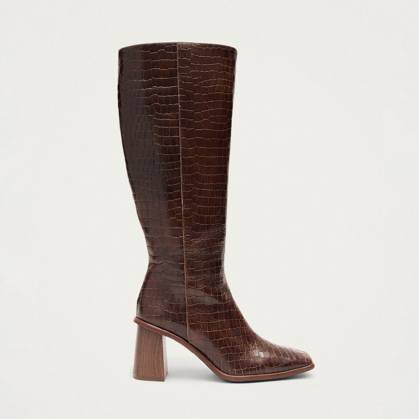 East Croco Botas Marrones de Piel