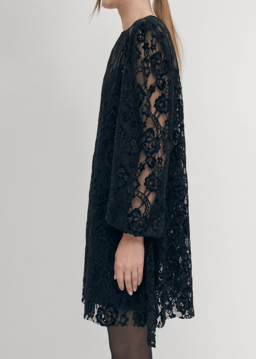 Dablon Lace Black Dress