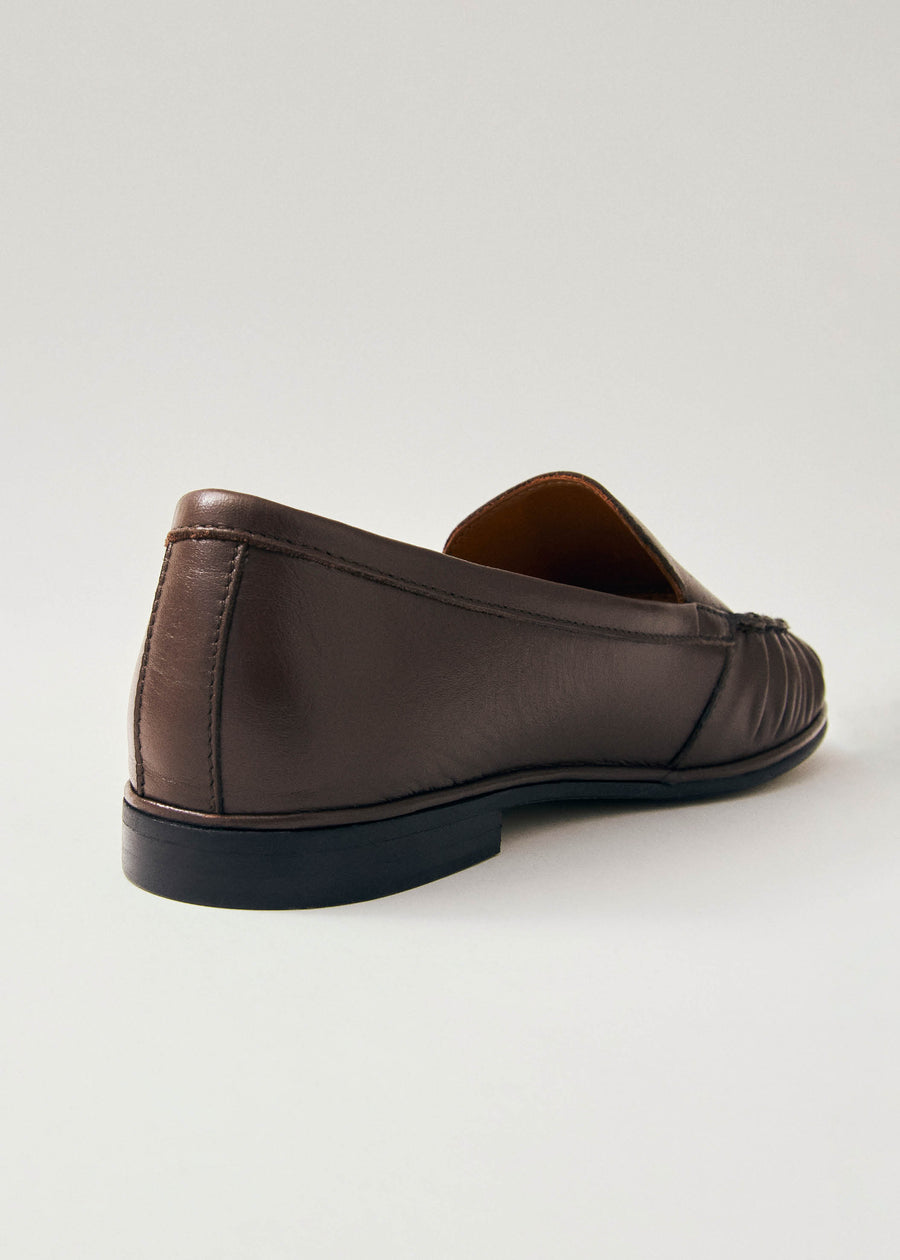 Marty Brown Leather Loafers