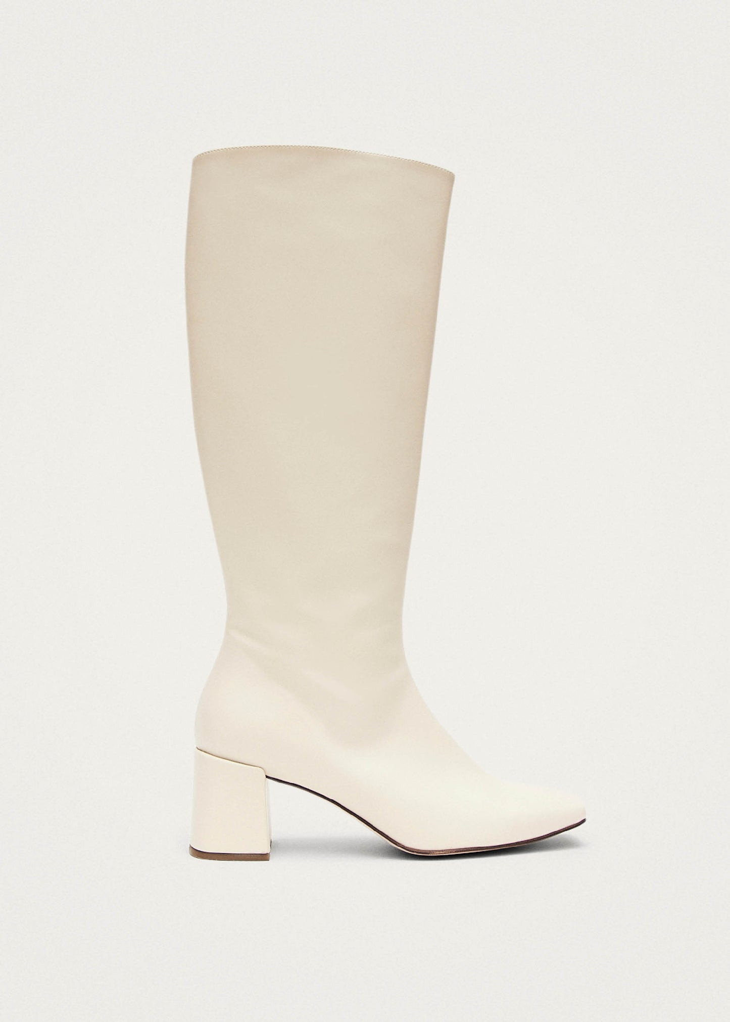 Chalk Bottes en cuir vegan blanc