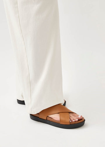 Nico Tan Leather Sandals ALOHAS