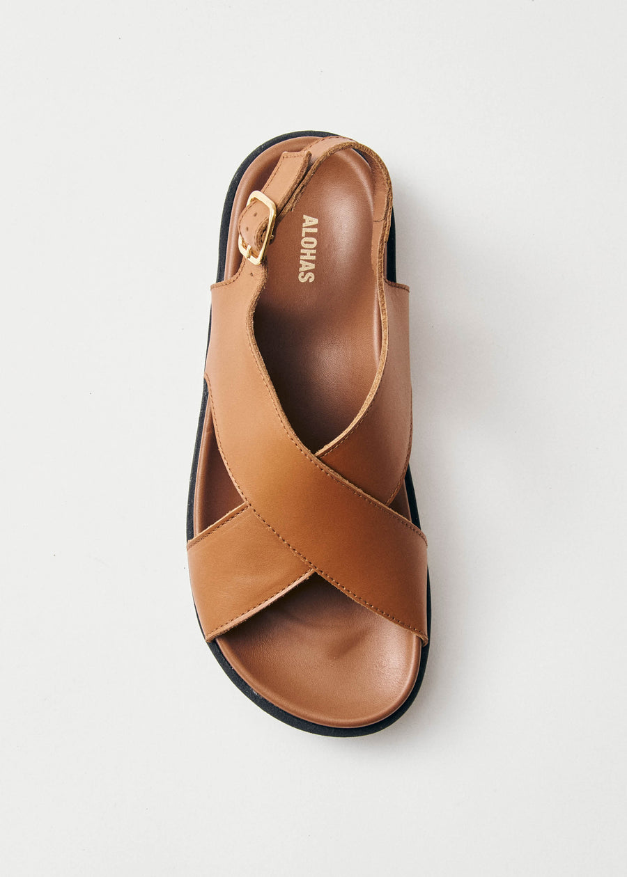 Nico Tan Leather Sandals