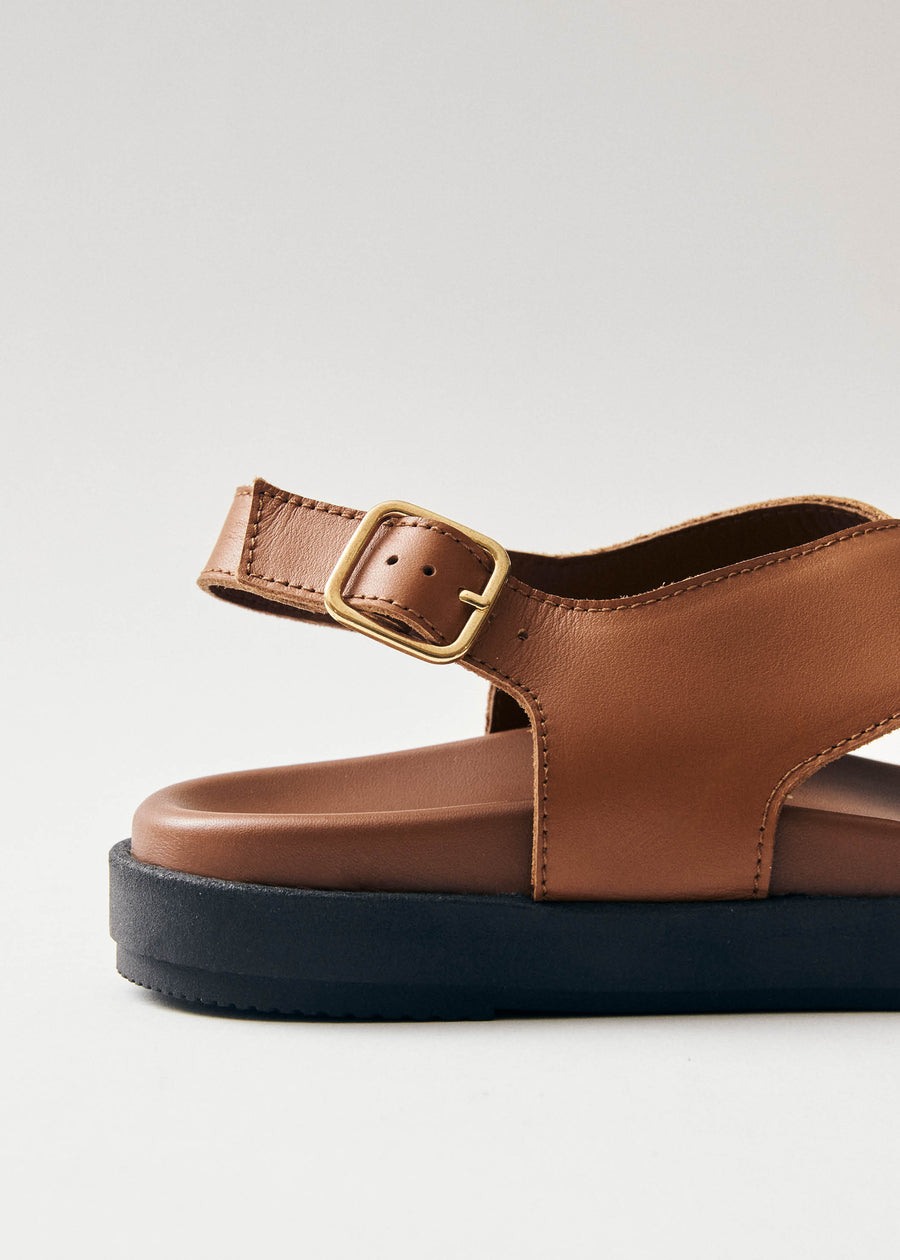 Nico Tan Leather Sandals