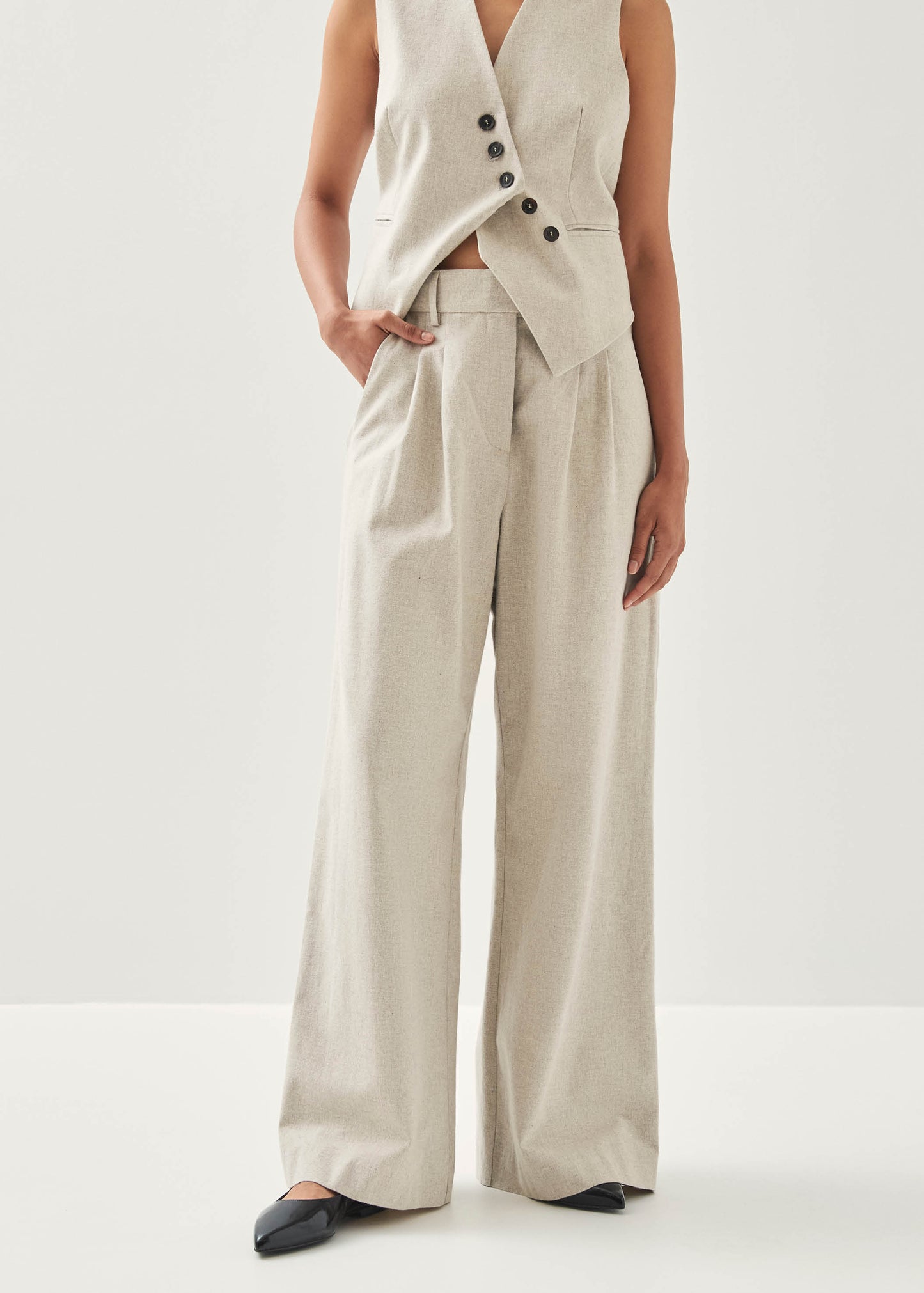 Meran Cream Trousers