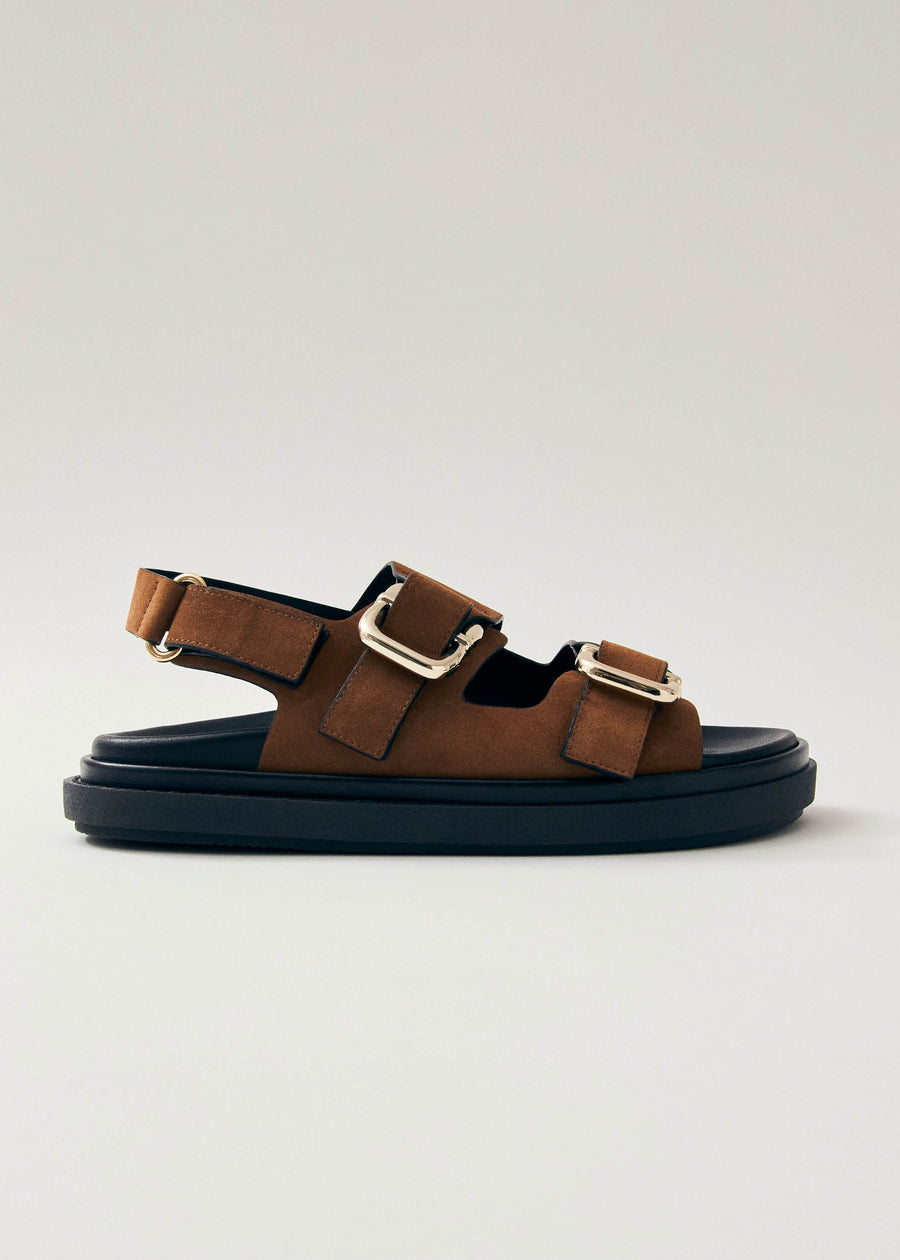 Birkenstock Uji Nubuck/Suede Leather Sandals - Taupe – Totem Brand Co.