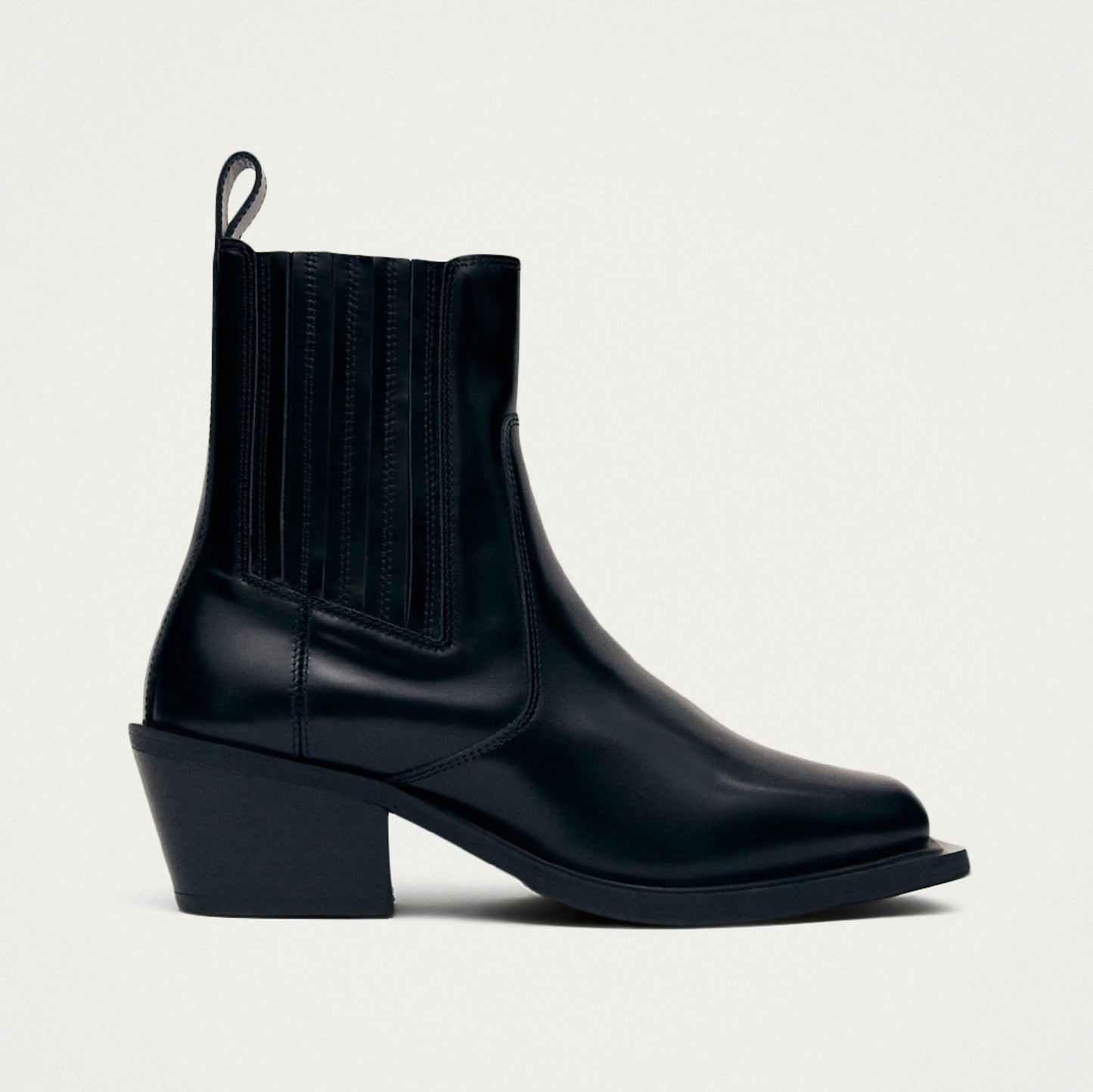 Denver Bottines en Cuir Noir