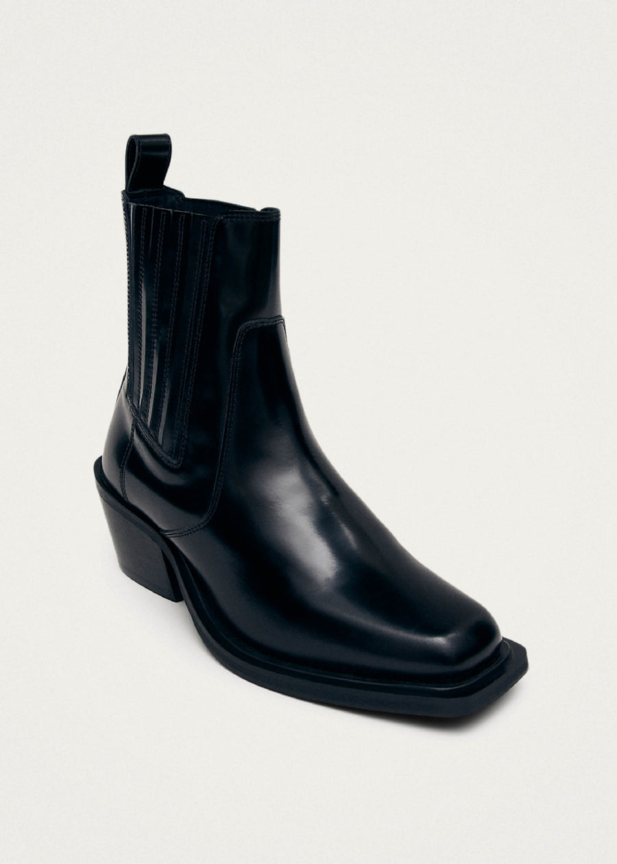 Denver Bottines en Cuir Noir