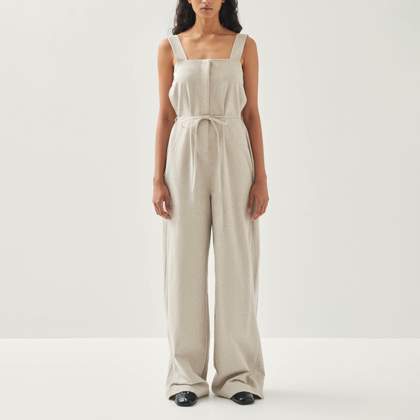 Inguer Cream Jumpsuit