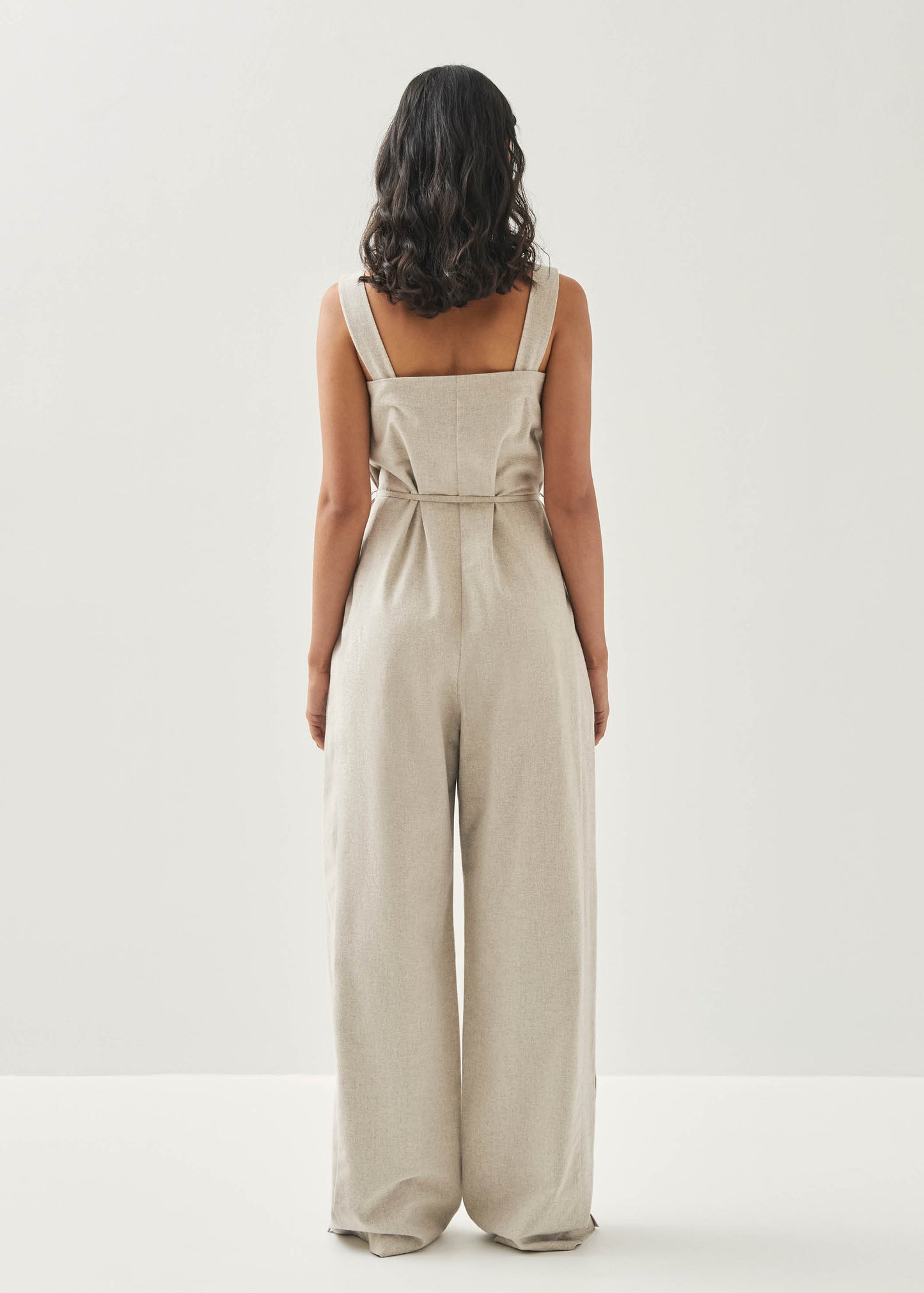 Inguer Cream Jumpsuit