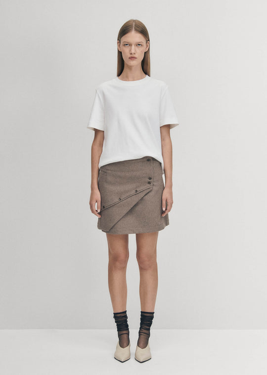 Adela Taupe Skirt