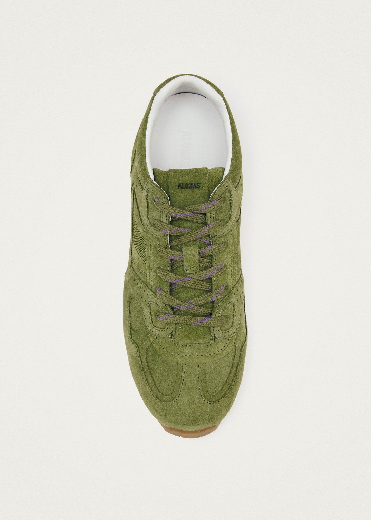 Tb.56 Suede Green Leather Sneakers