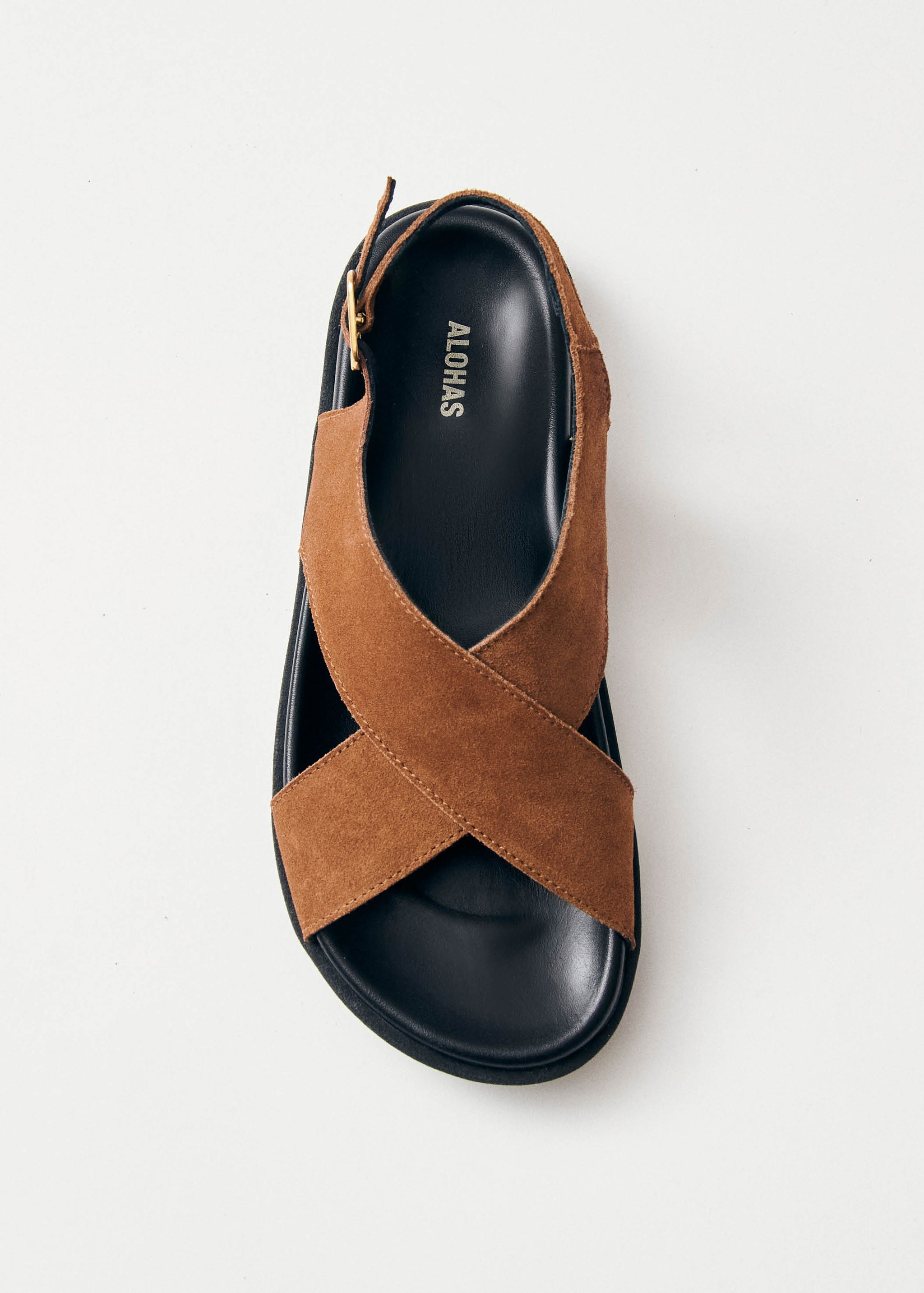 Nammer Light Choc Suede Sandals (Lt Choc) main image 1