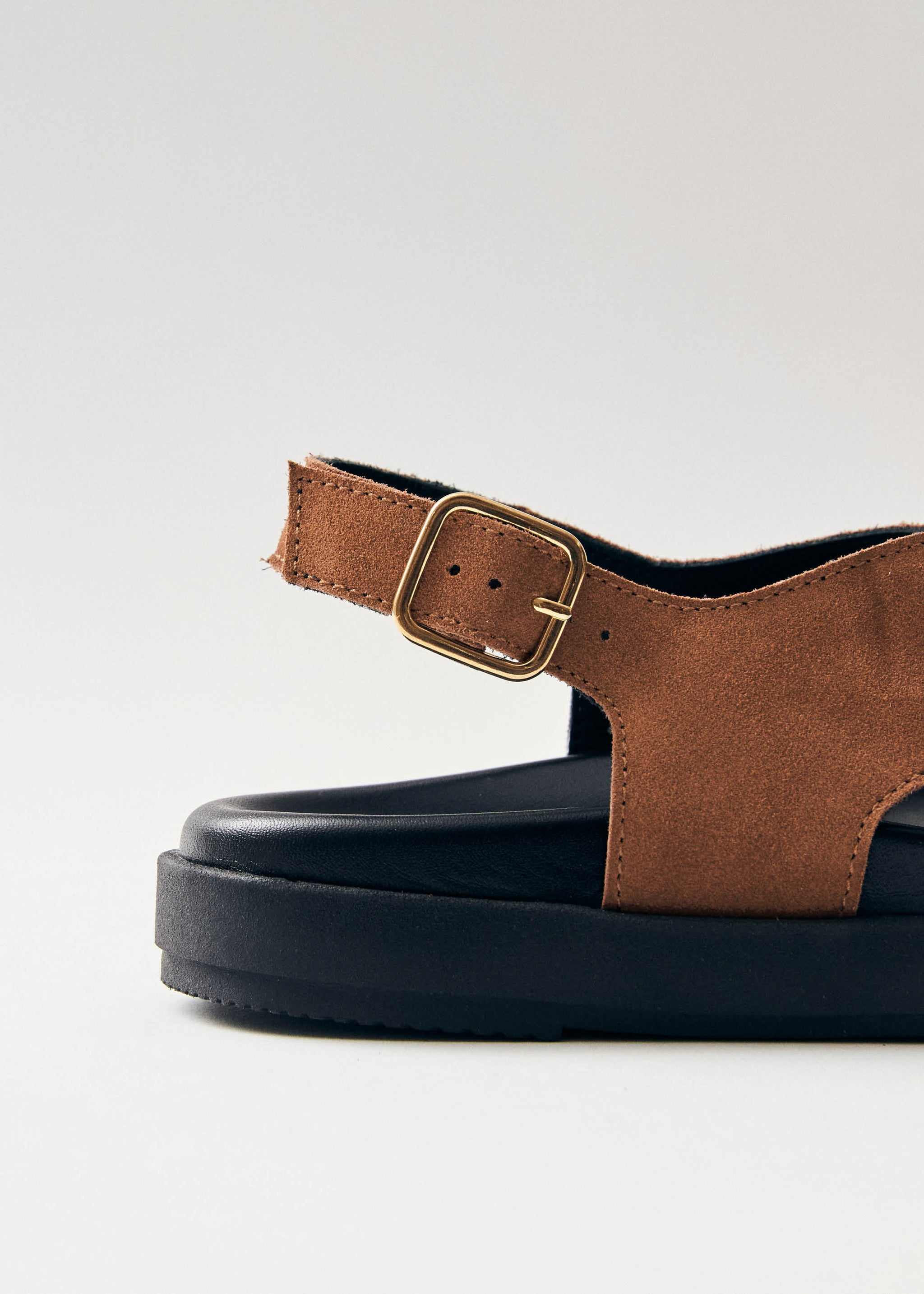 Nammer Light Choc Suede Sandals (Lt Choc) main image 0