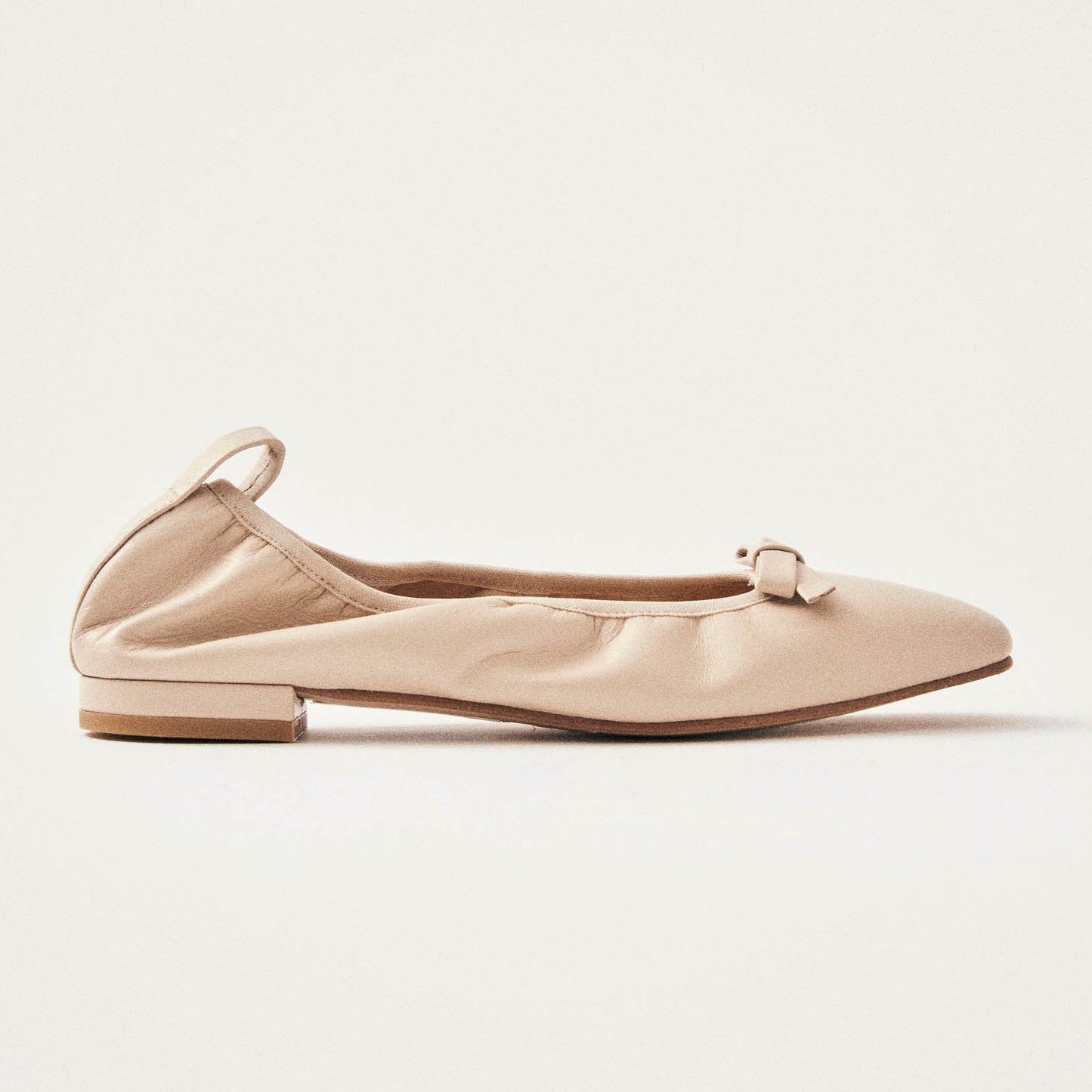 Freya Ballerine in Pelle Crema