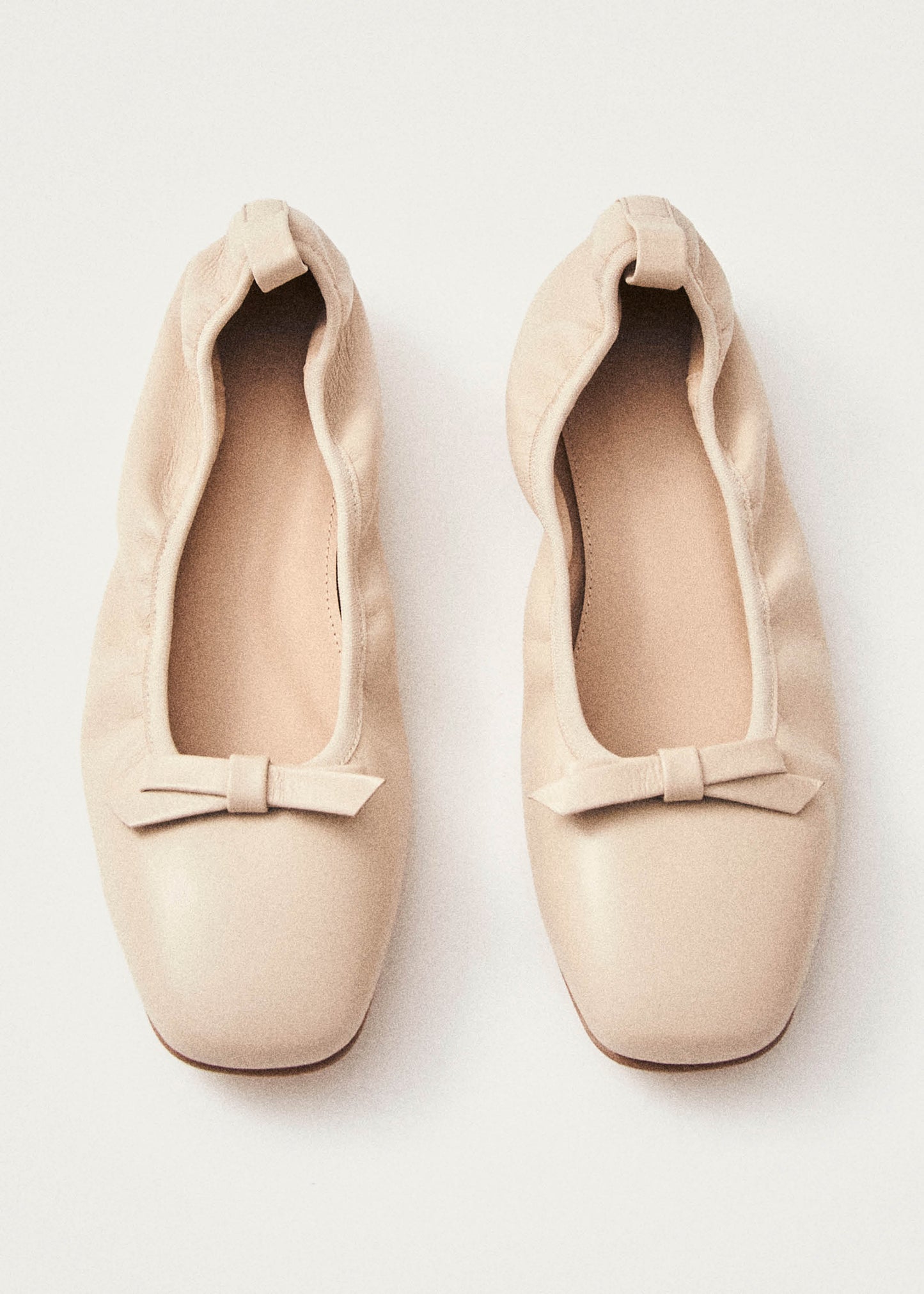 Freya Ballerine in Pelle Crema