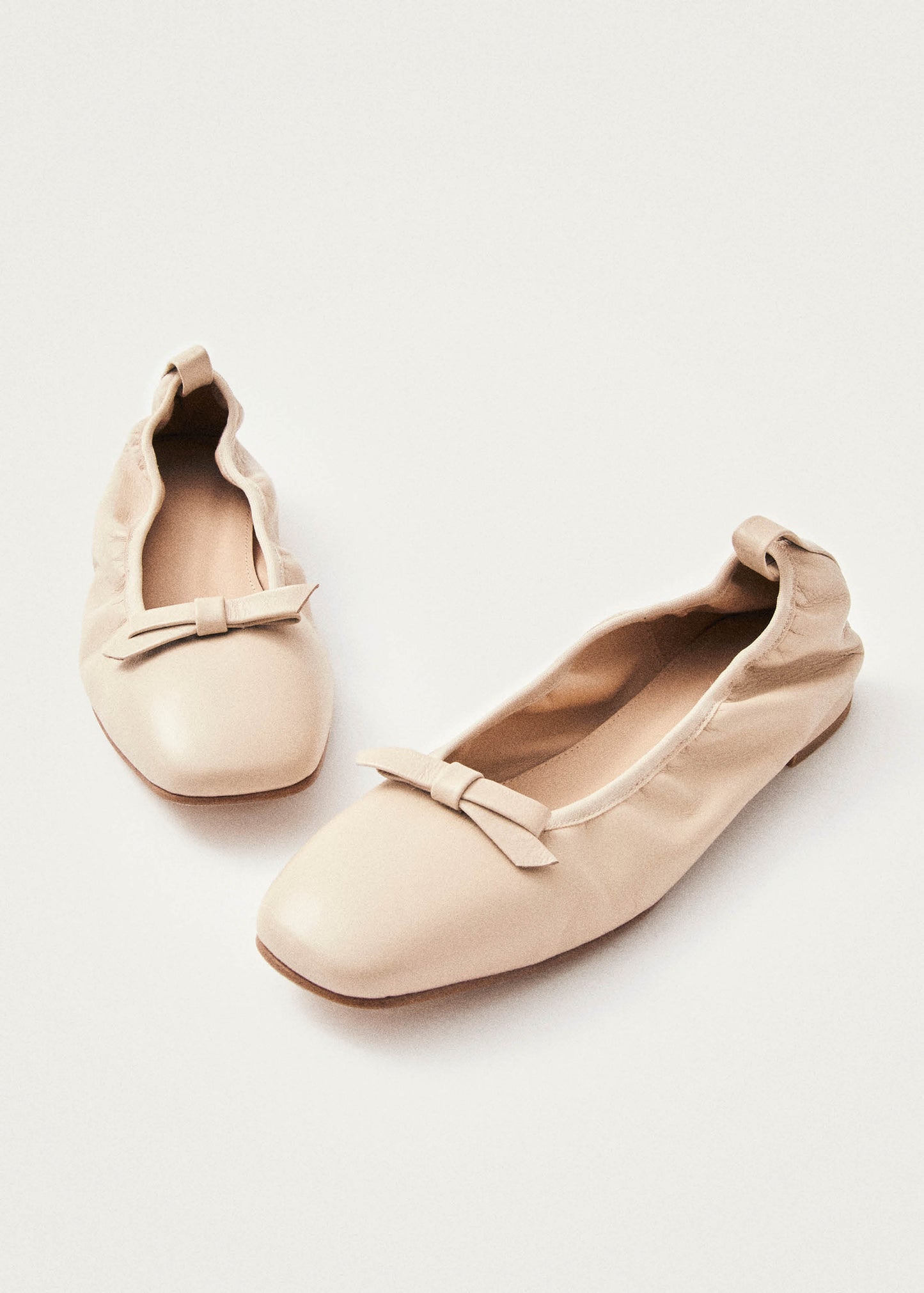 Freya Ballerine in Pelle Crema