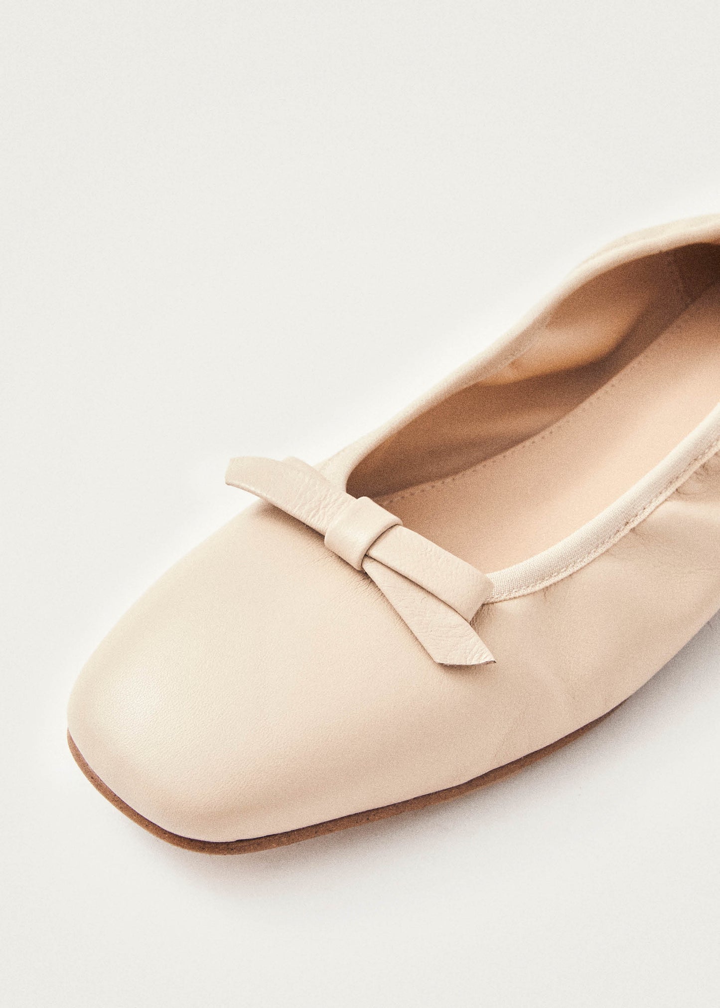 Freya Ballerine in Pelle Crema