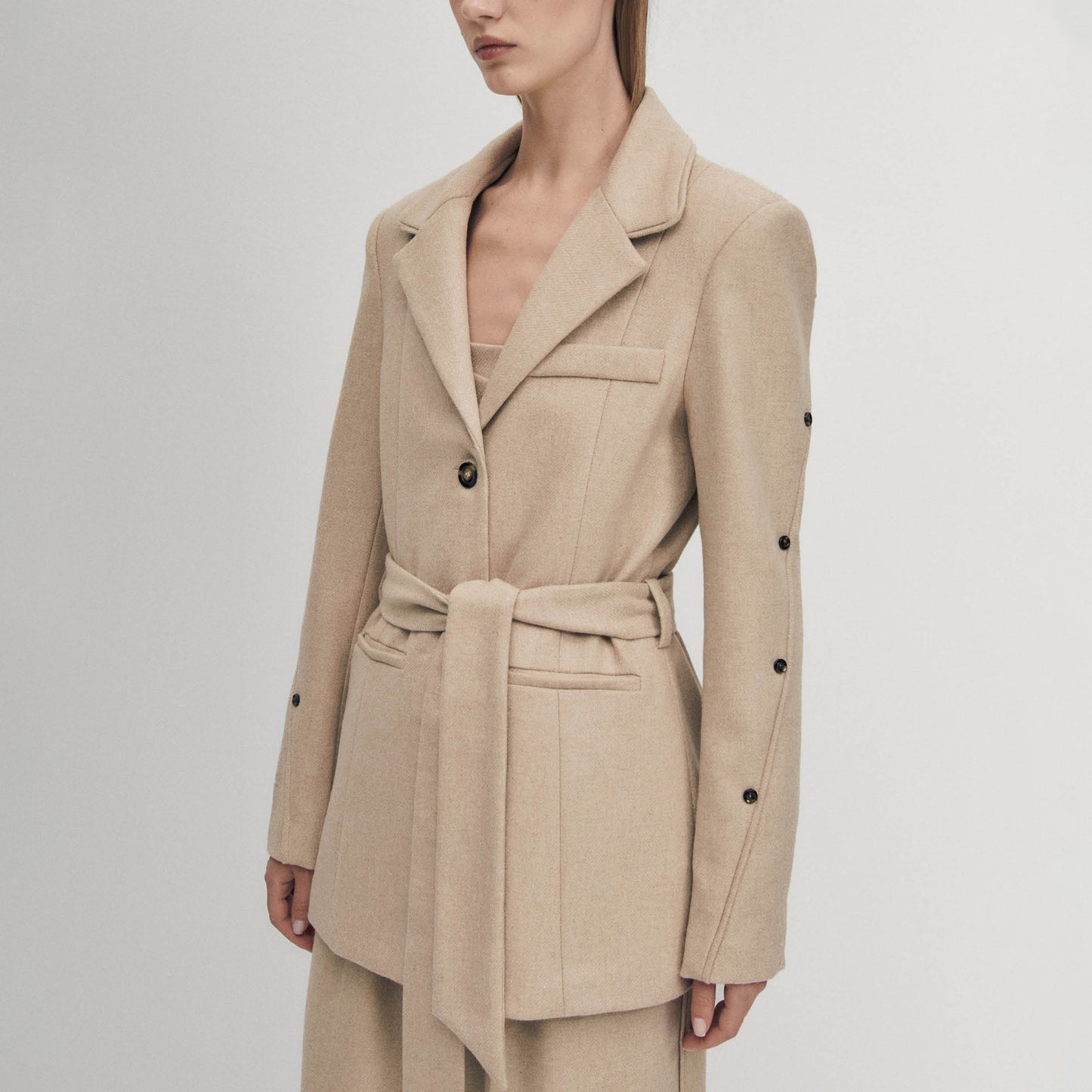 Beth Beige Blazer