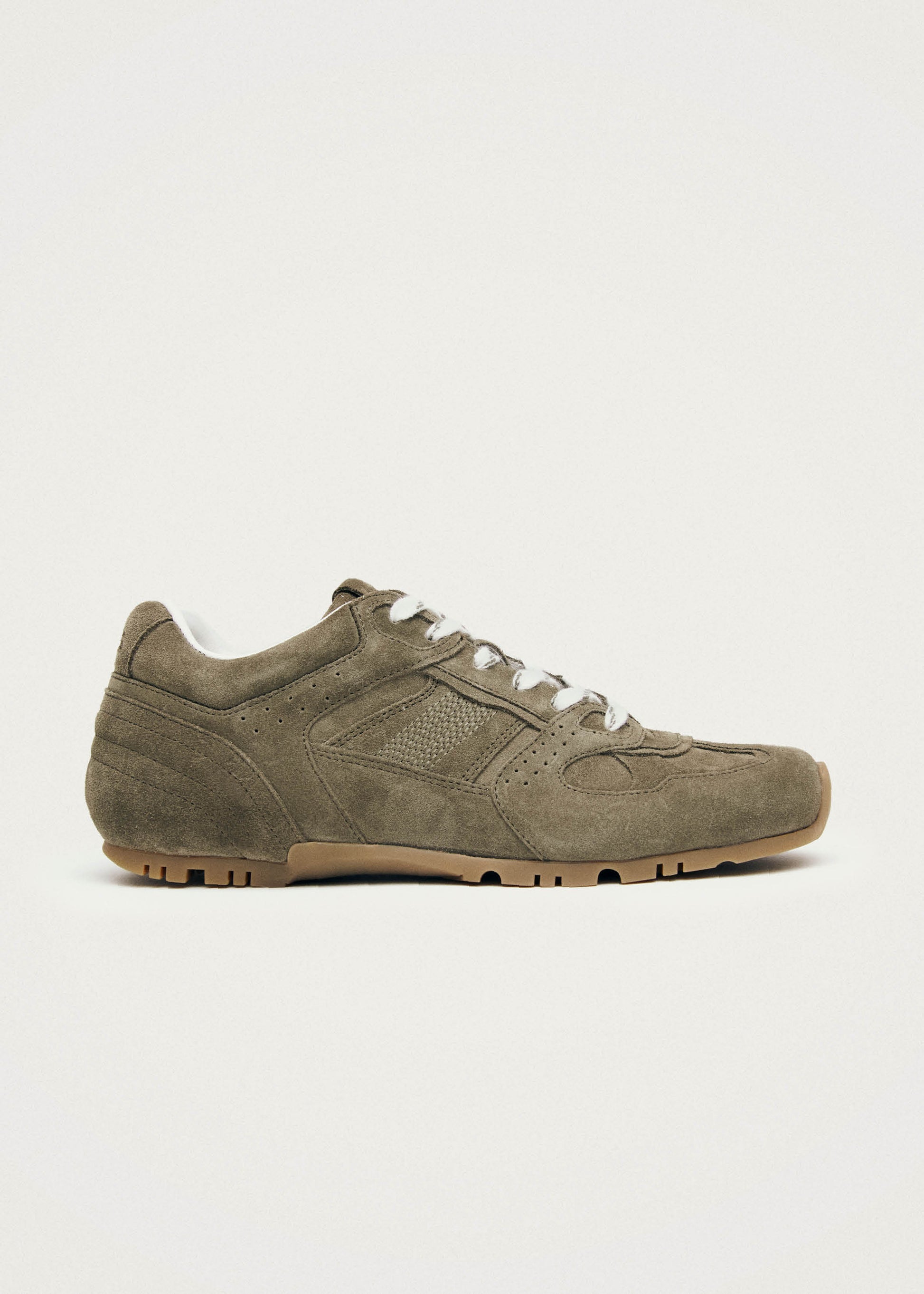 Suede Khaki Leather Sneakers ALOHAS