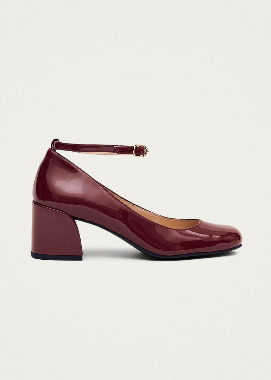 Antoine Onix Burgundy Leather Pumps ALOHAS