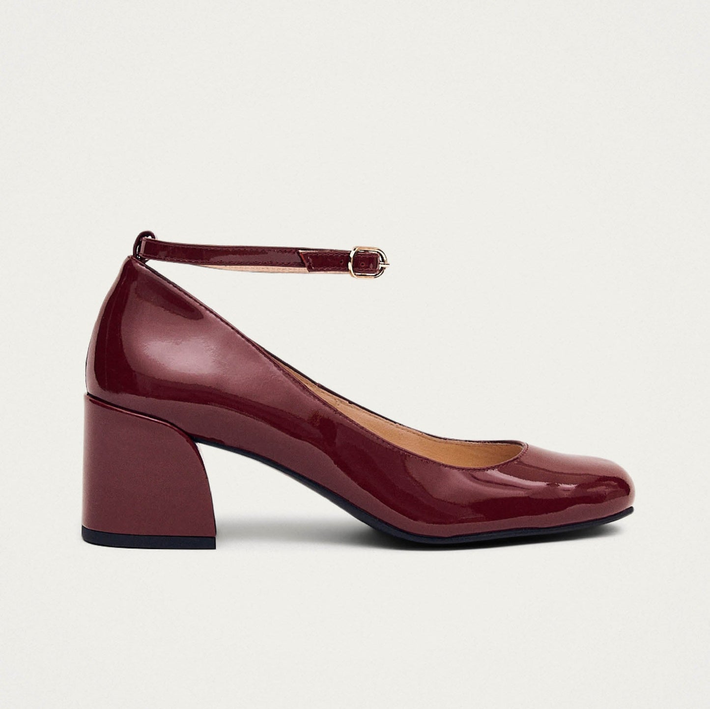 Antoine Onix Burgundy Leather Pumps