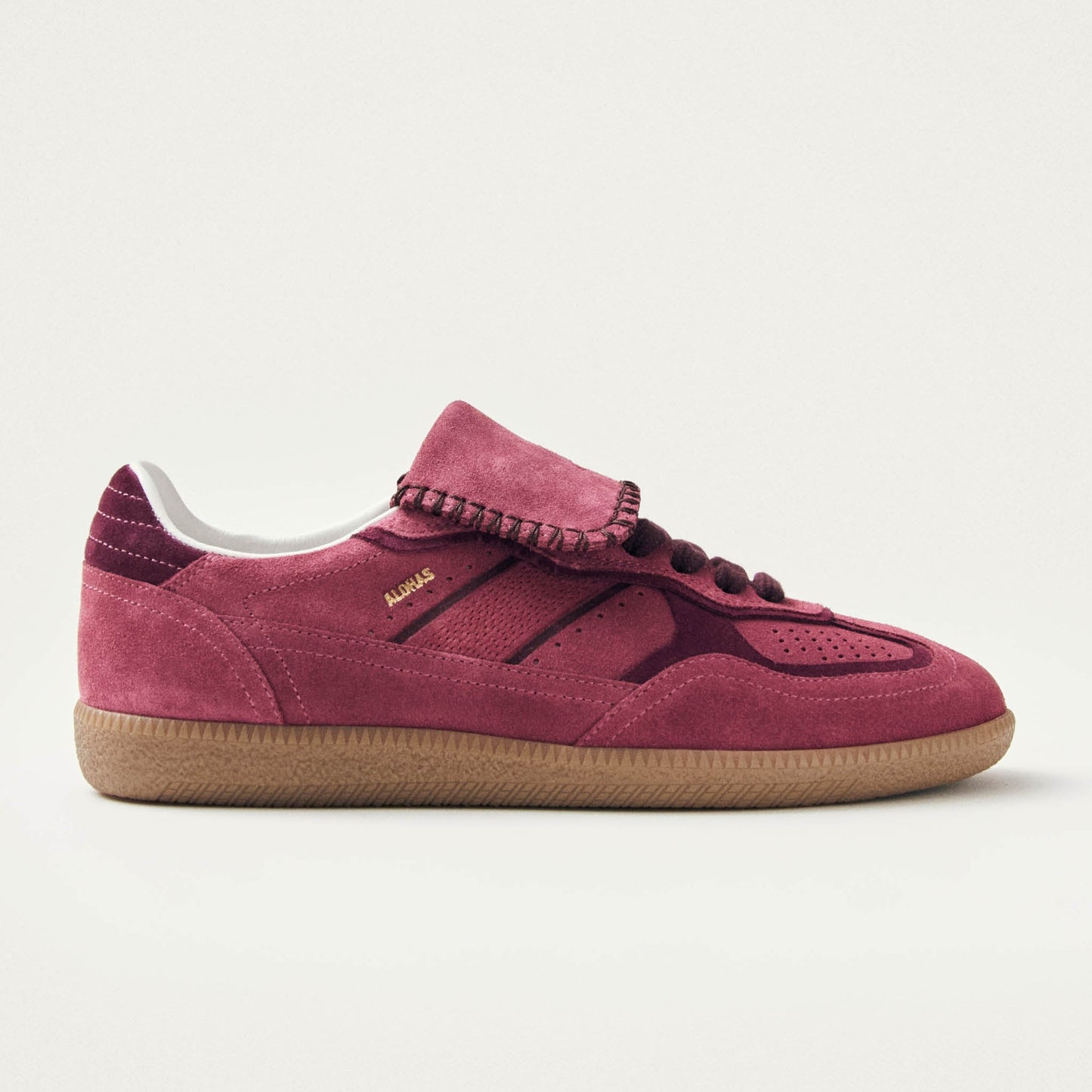 Tb.490 Club Suede Raspberry Leather Sneakers