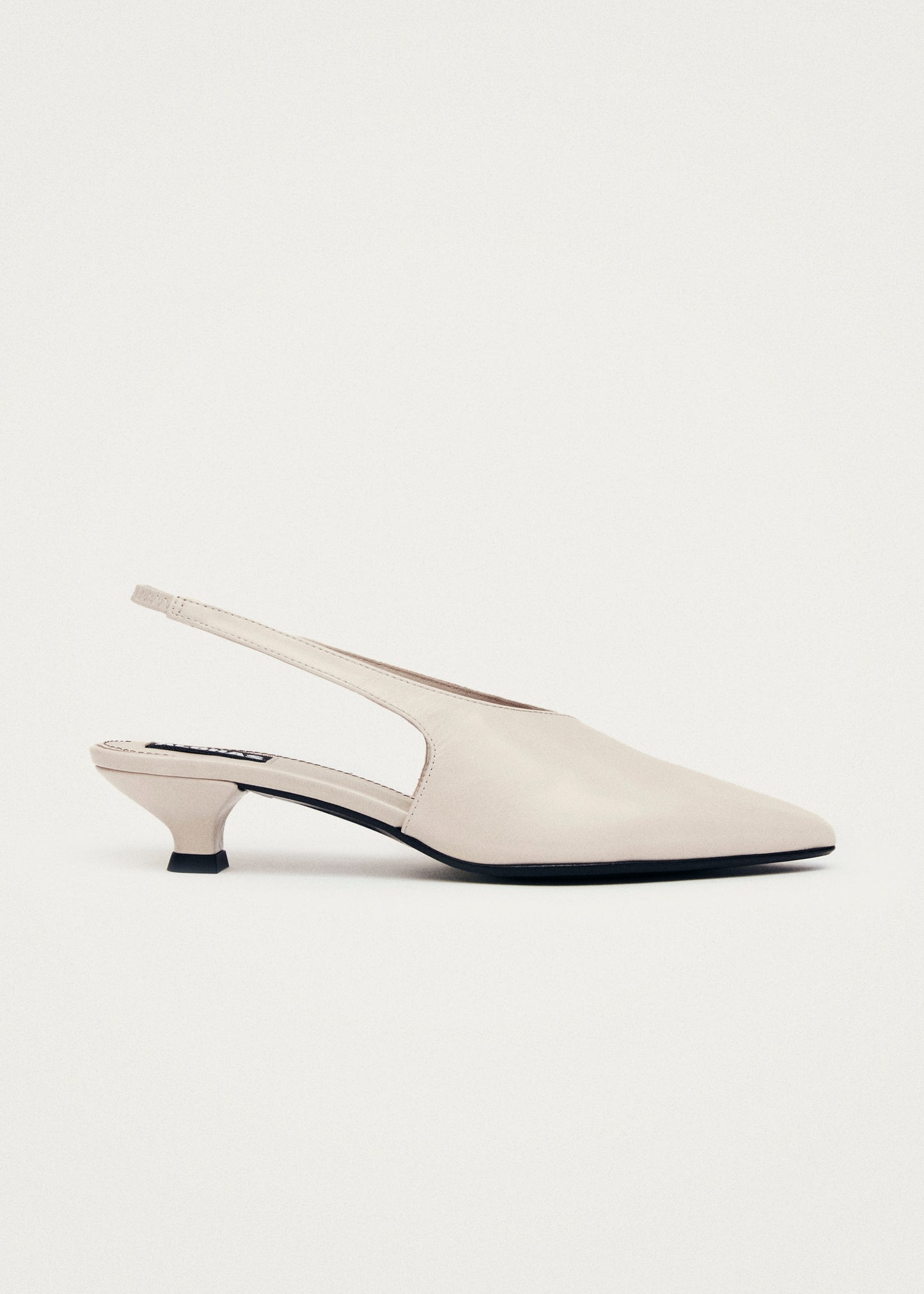 Eros Creme Leder Pumps