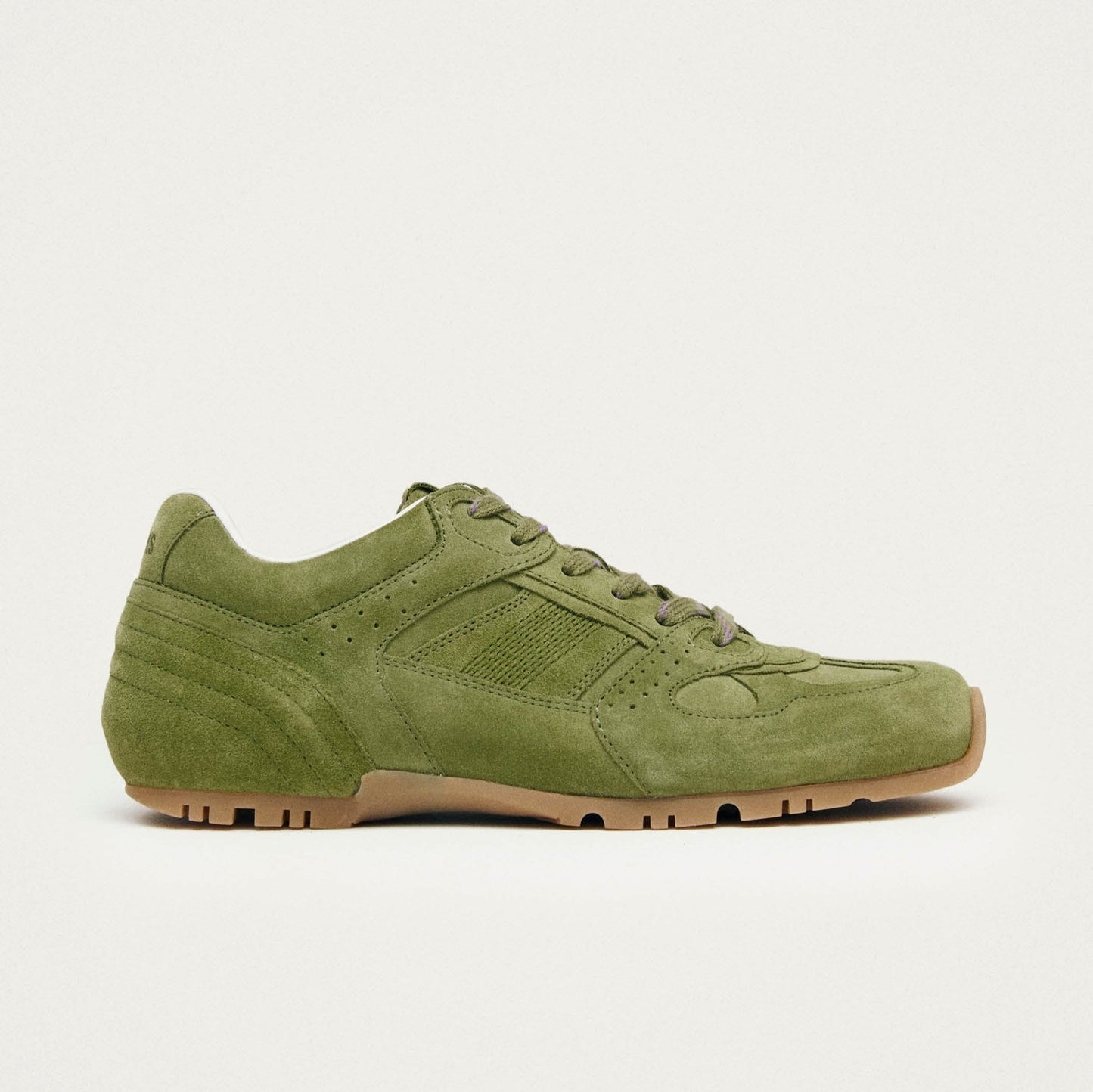 Tb.56 Suede Green Leather Sneakers