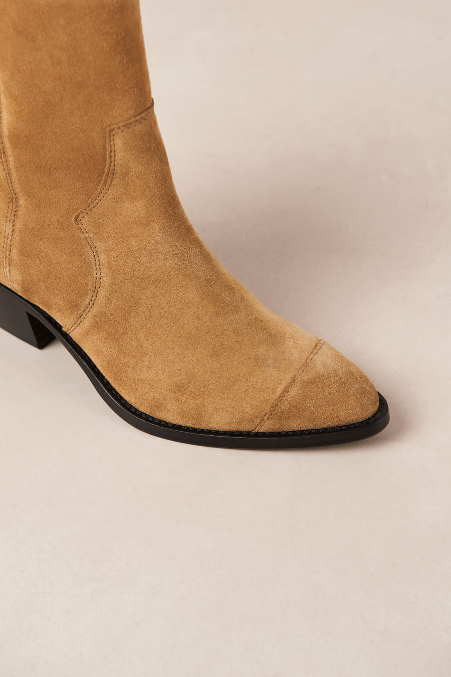 Austin Suede Tan Leather Ankle Boots