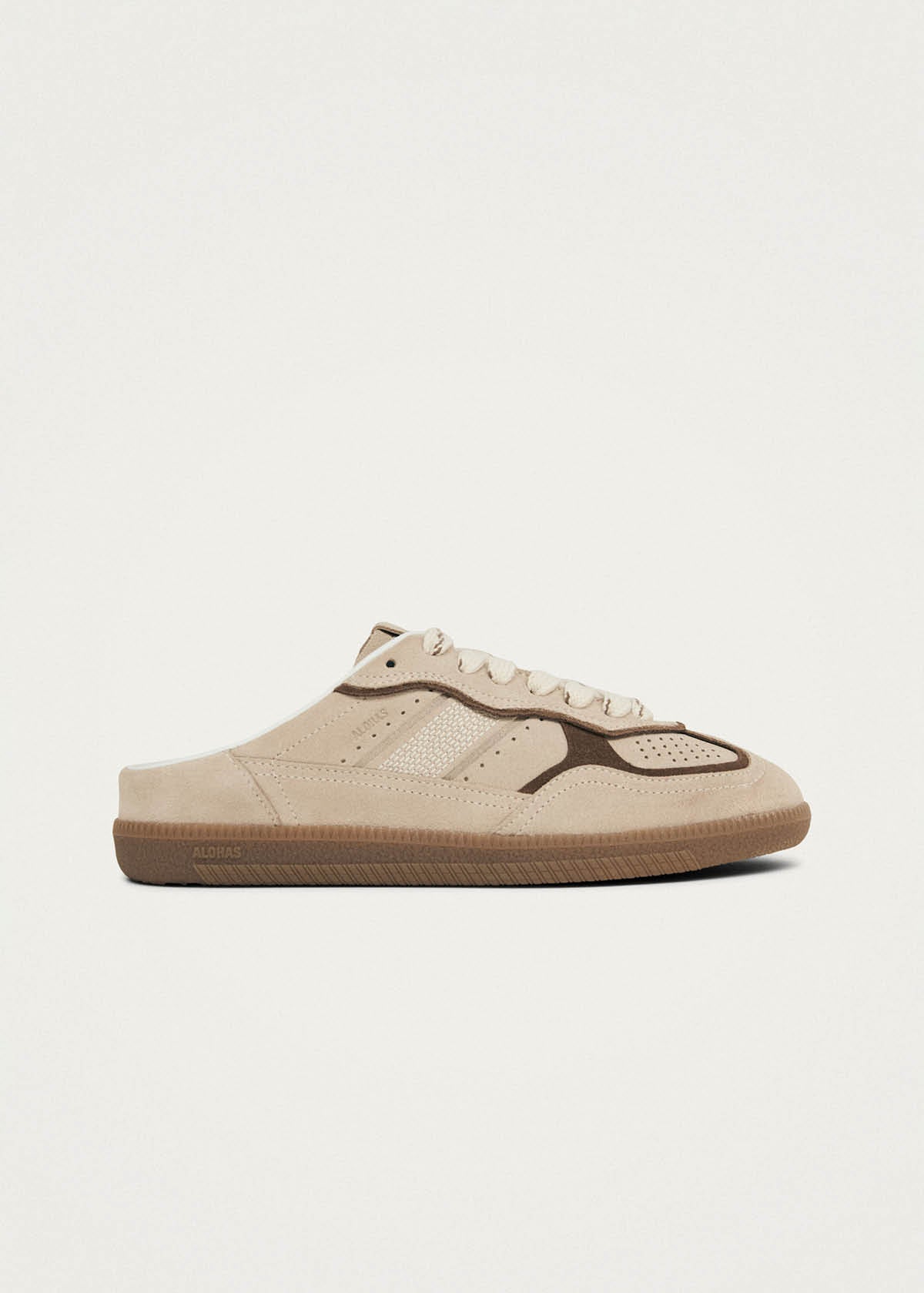 Tb.490 Mule Cream Leather Sneakers