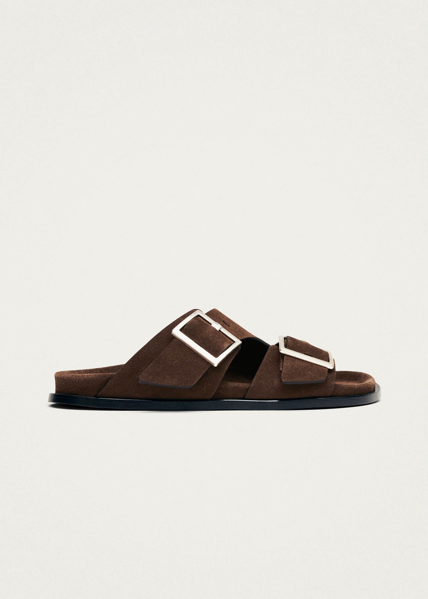 Alba Suede Brown Leather Sandals