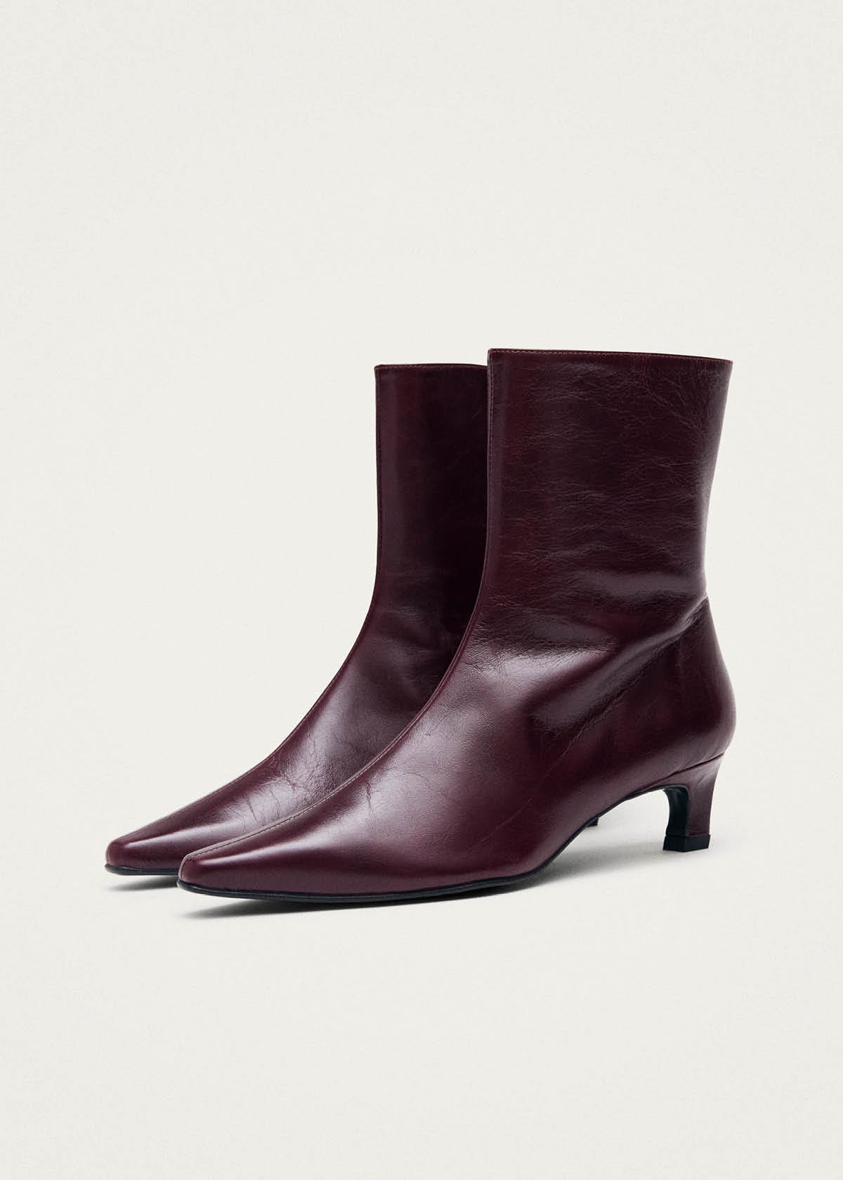 Ambar Rift Stivaletti in Pelle Bordeaux