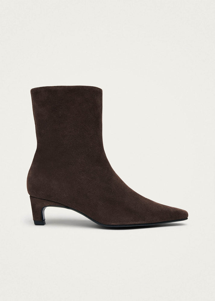 ASH Brown Suede Leather Ankle Boots main image 0