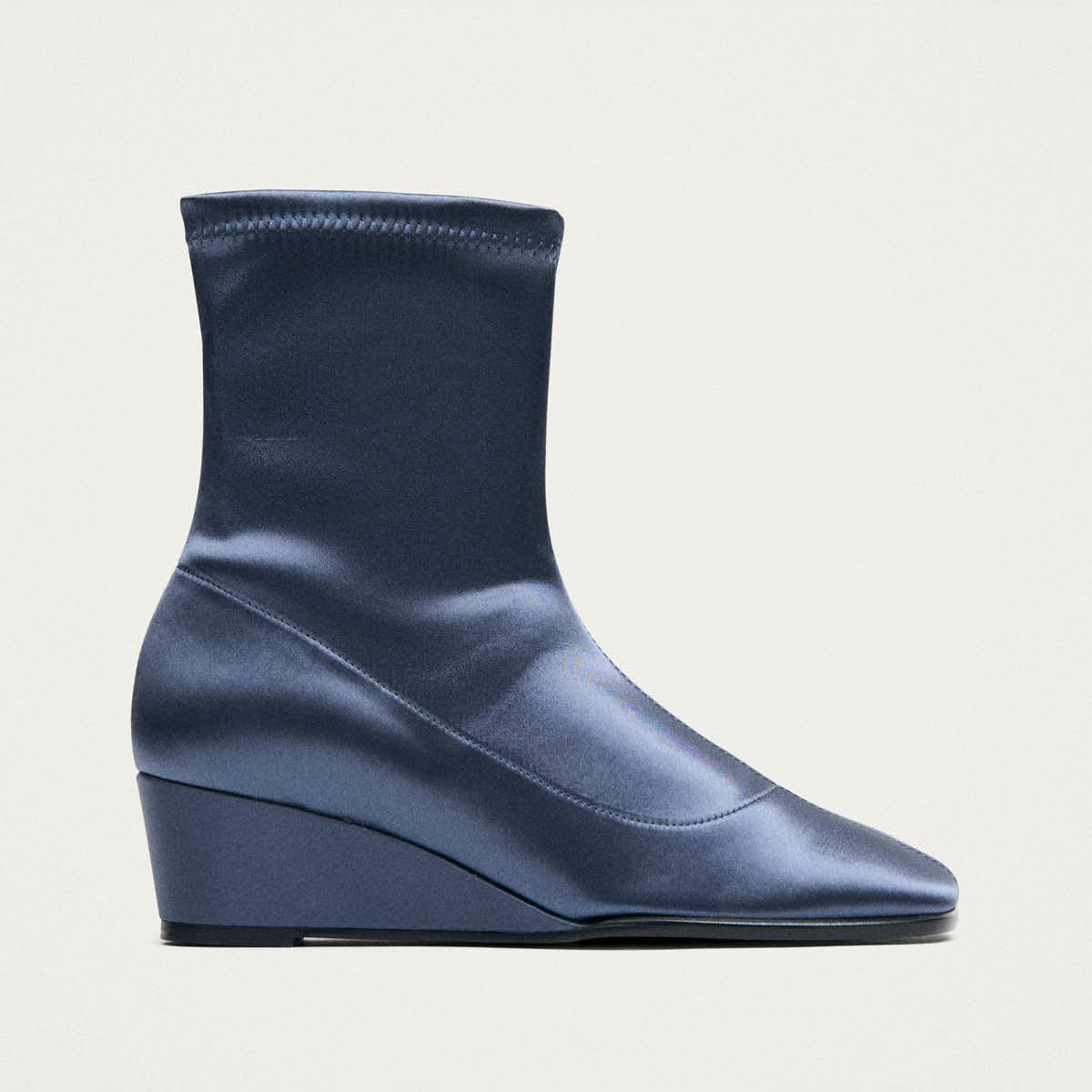 Auden Silky Gun Blue Textile Boots