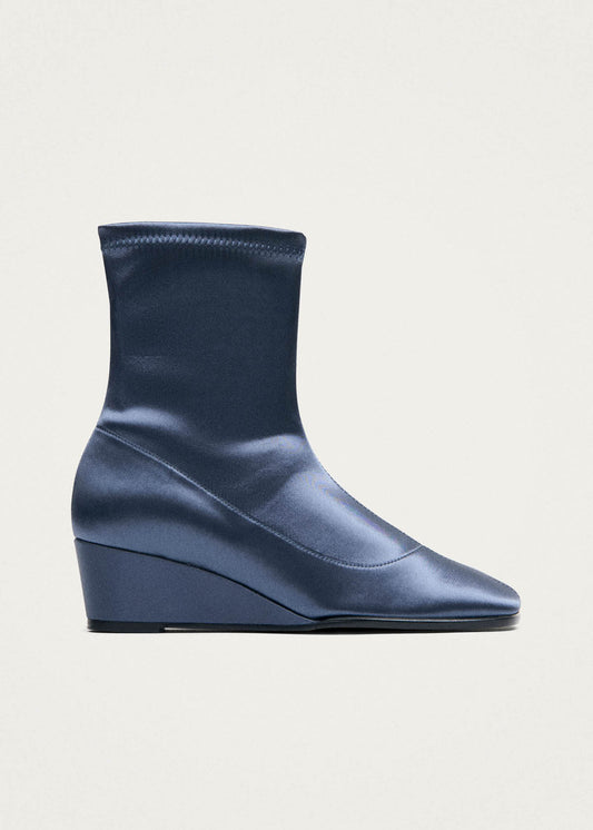 Auden Silky Gun Blue Textile Boots-image
