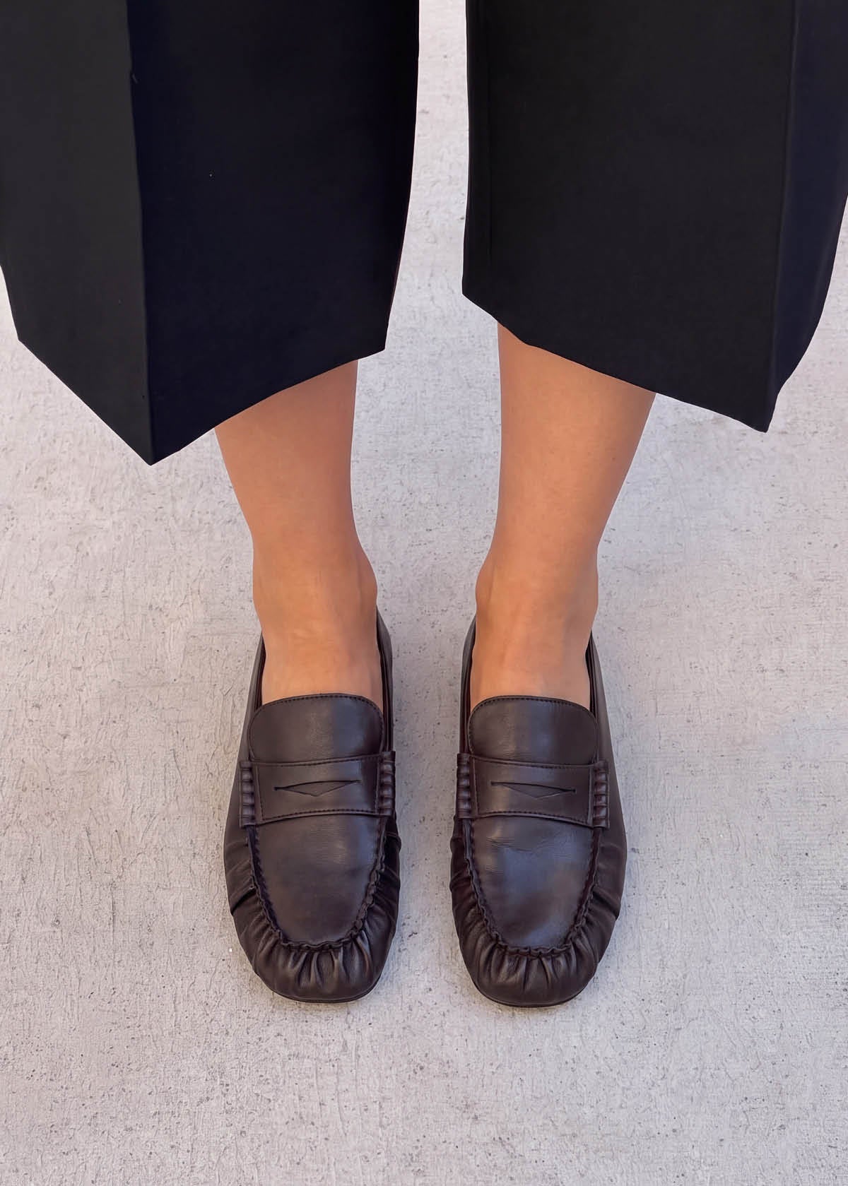Aven Mocassins En Cuir Végan Marron
