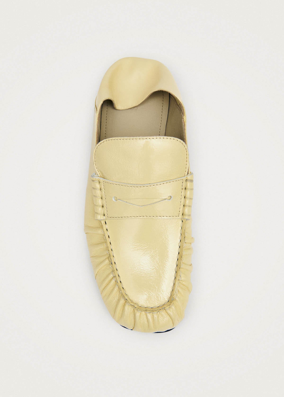 Aven Mule Patent Pale Yellow | ALOHAS
