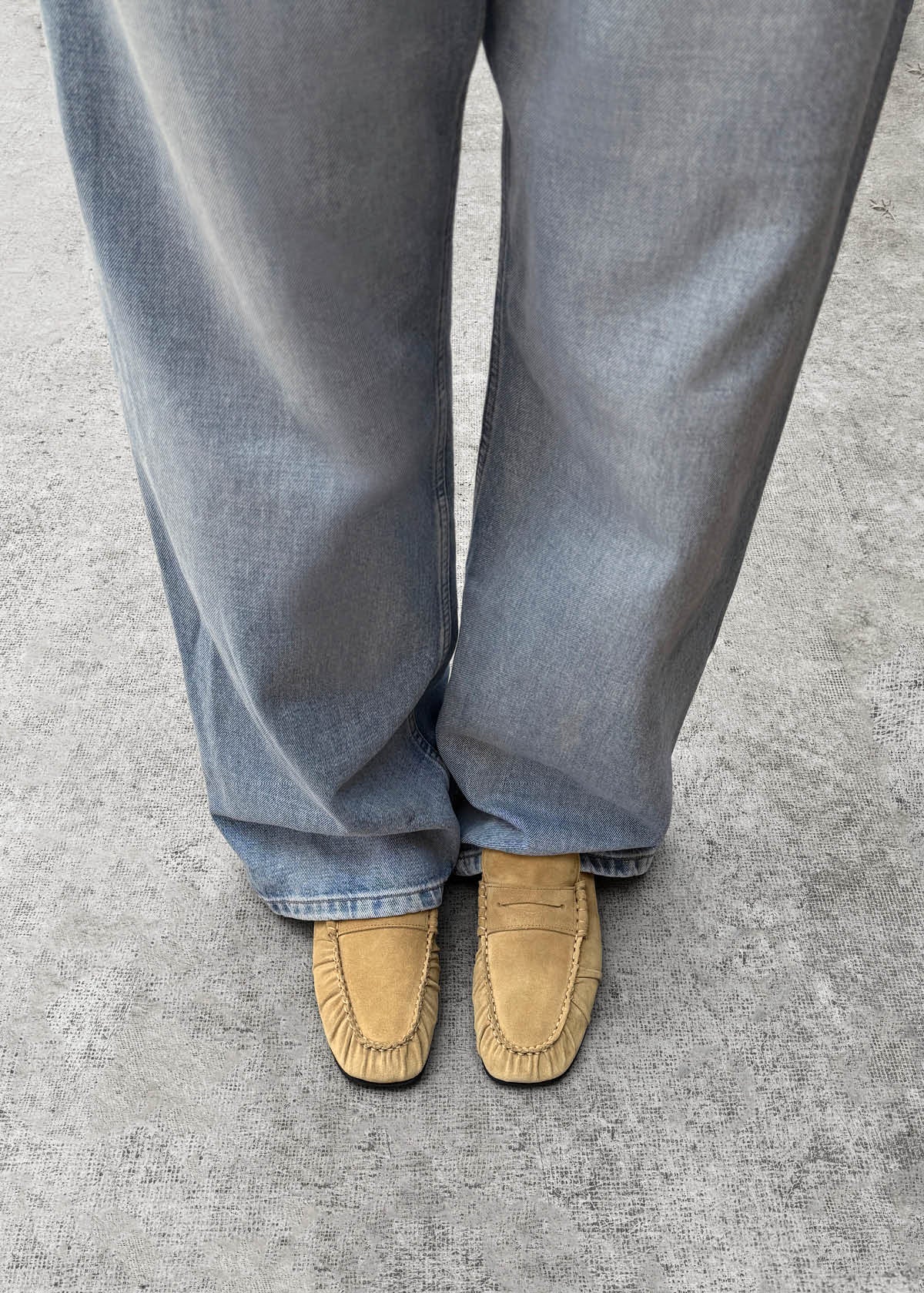 Mocassins en cuir suédé Aven Suede Sand