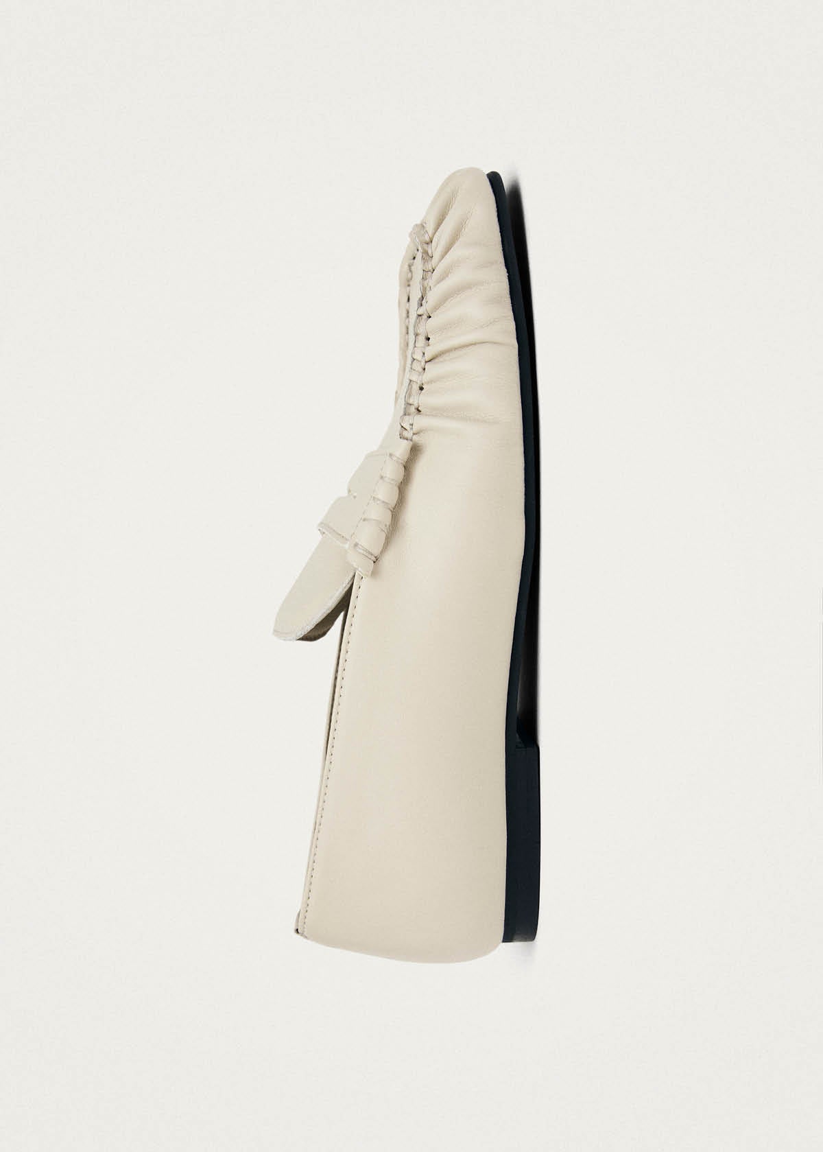 Aven Cream Vegan Leather Loafers